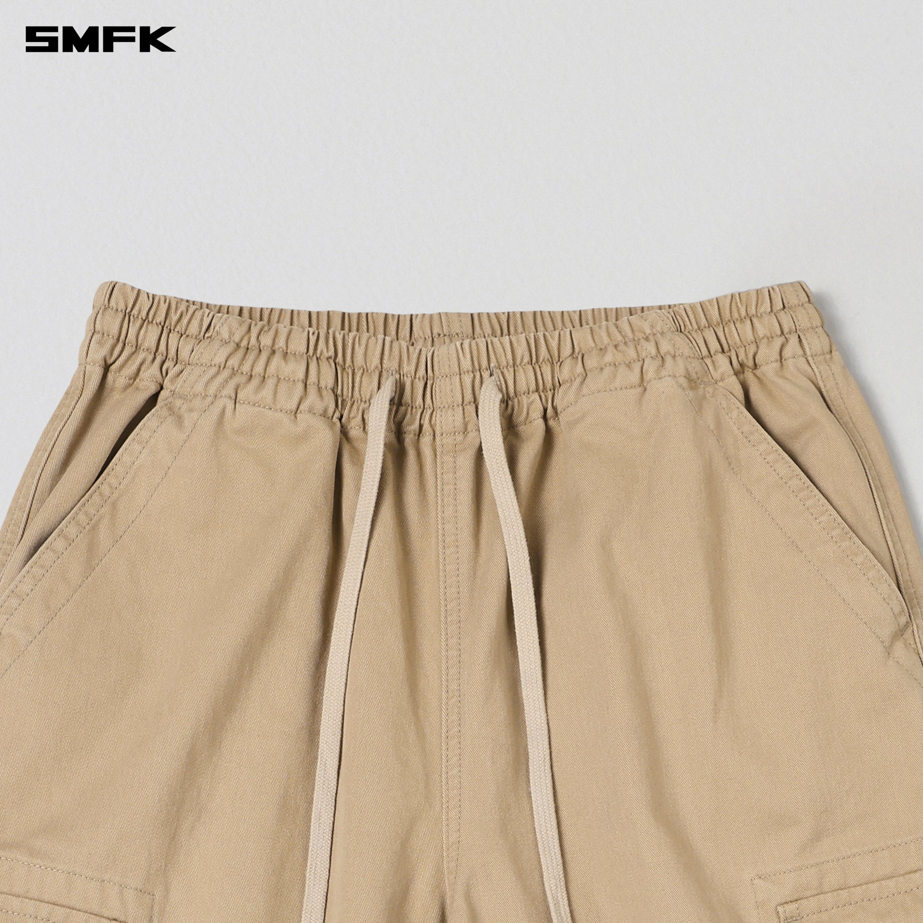 COMPASS MODE RISE-UP STR SPORTS PANTS/COTTON SAND