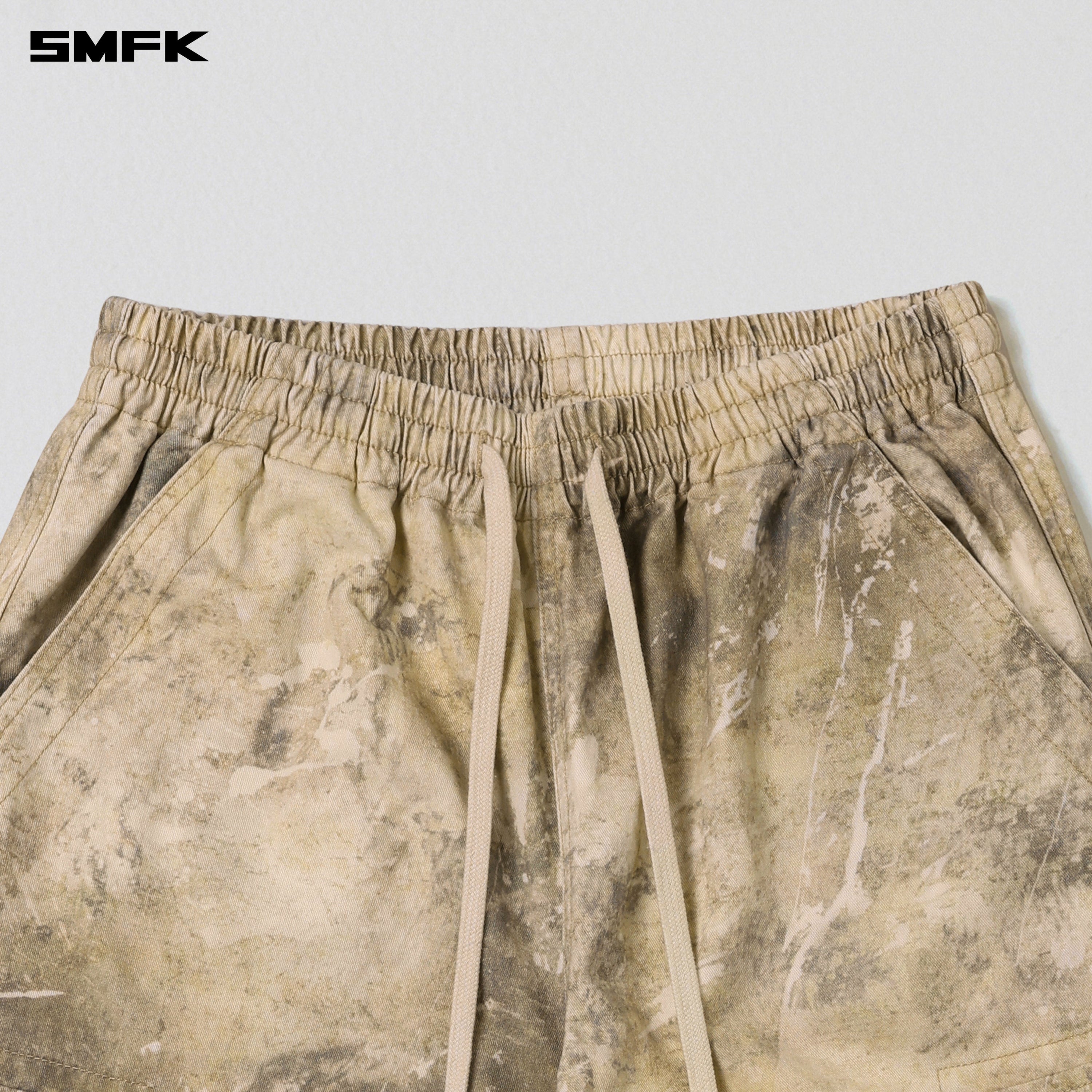 COMPASS MODE RISE-UP STR SPORTS PANTS/COTTON WHITE STORM CAMOUFLAGE