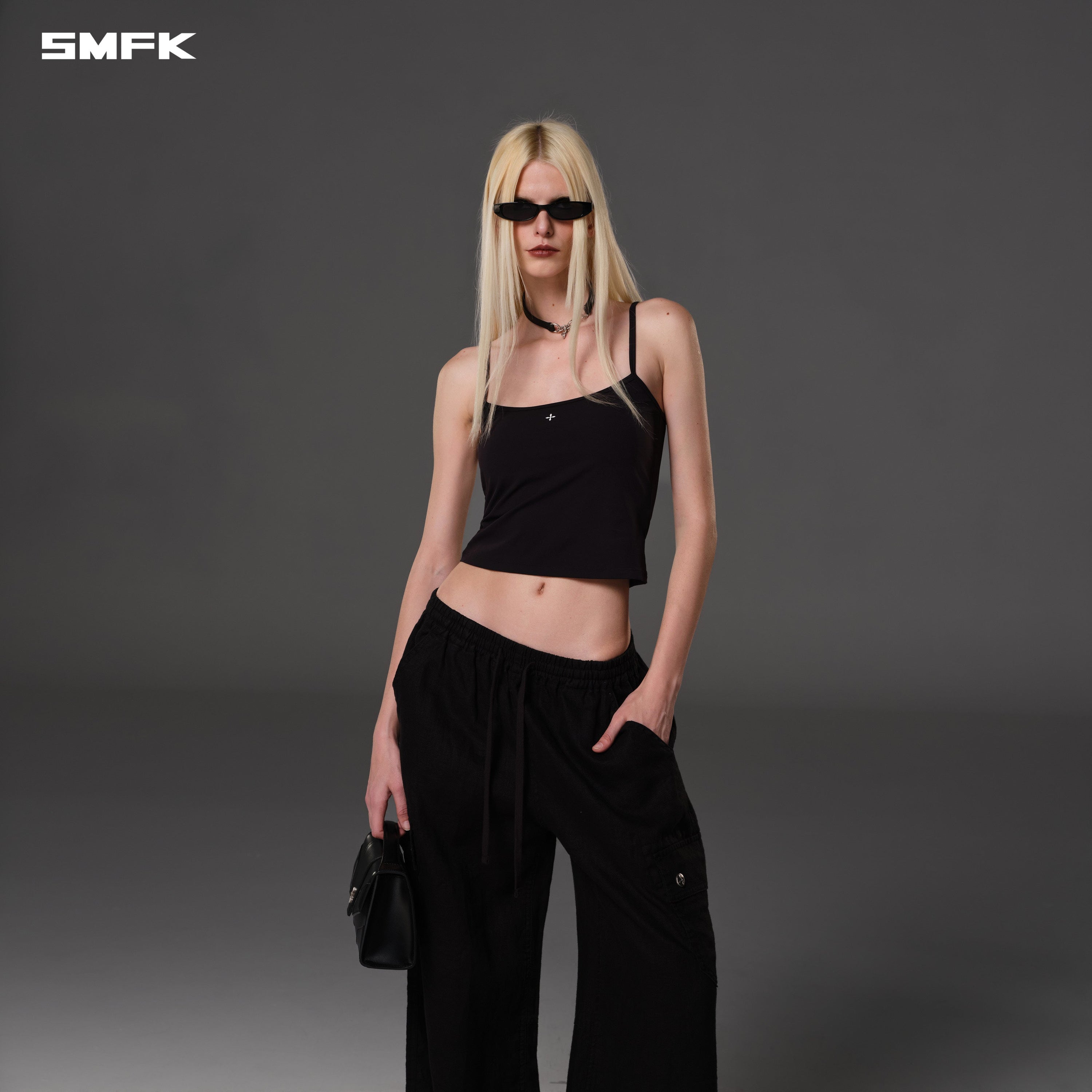 COMPASS ROVE STR SPORTS PANTS/LINEN WILD BLACK