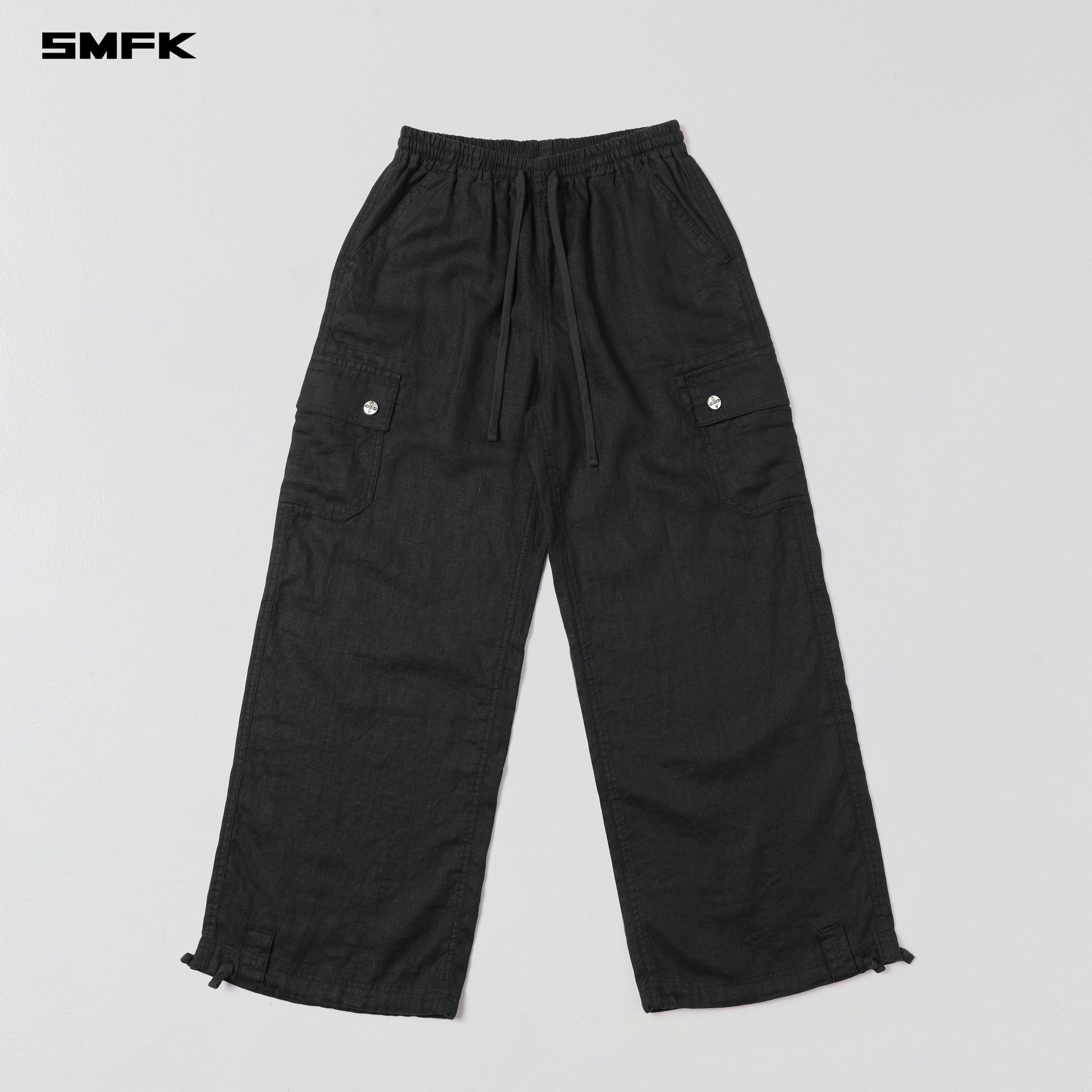 COMPASS ROVE STR SPORTS PANTS/LINEN WILD BLACK