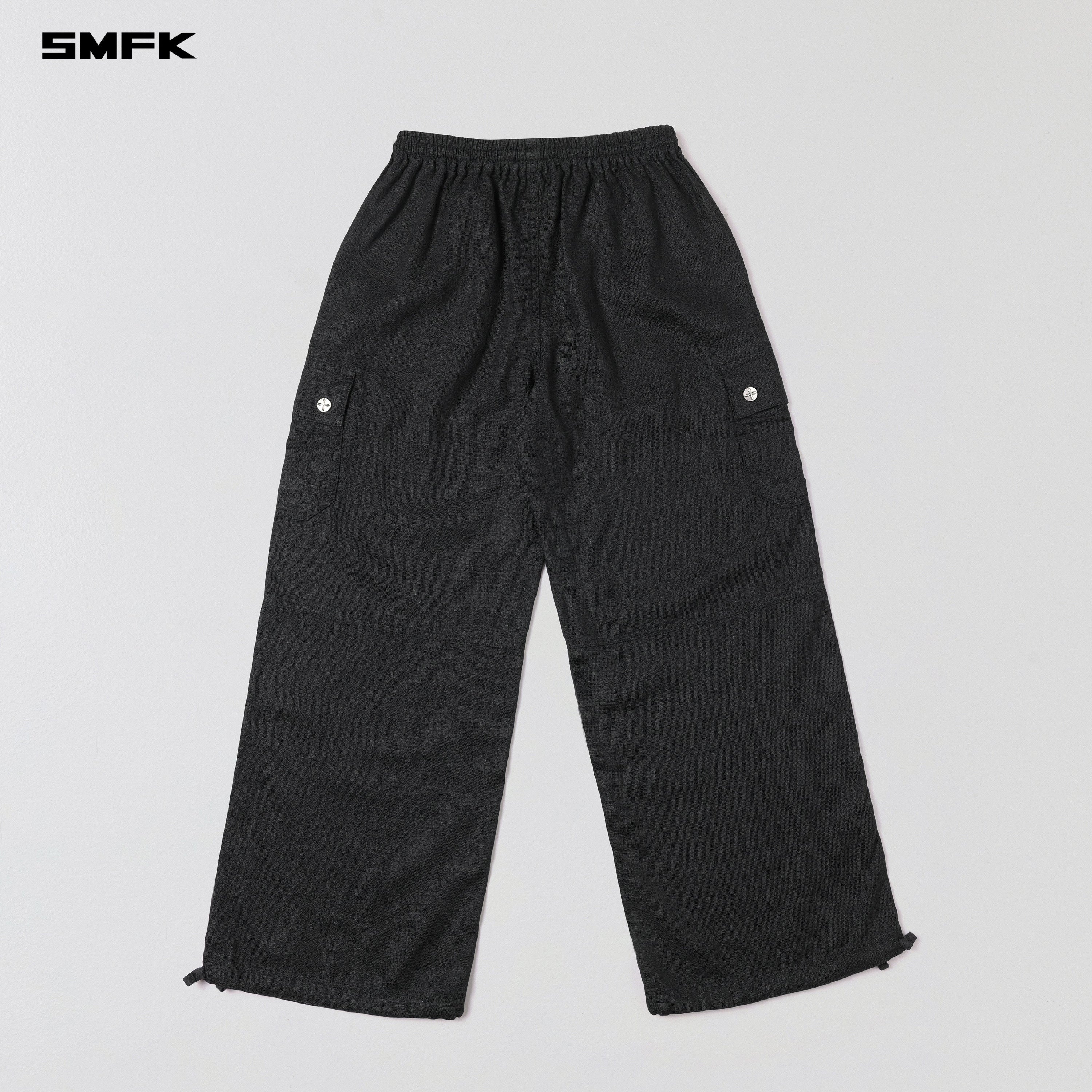 COMPASS ROVE STR SPORTS PANTS/LINEN WILD BLACK