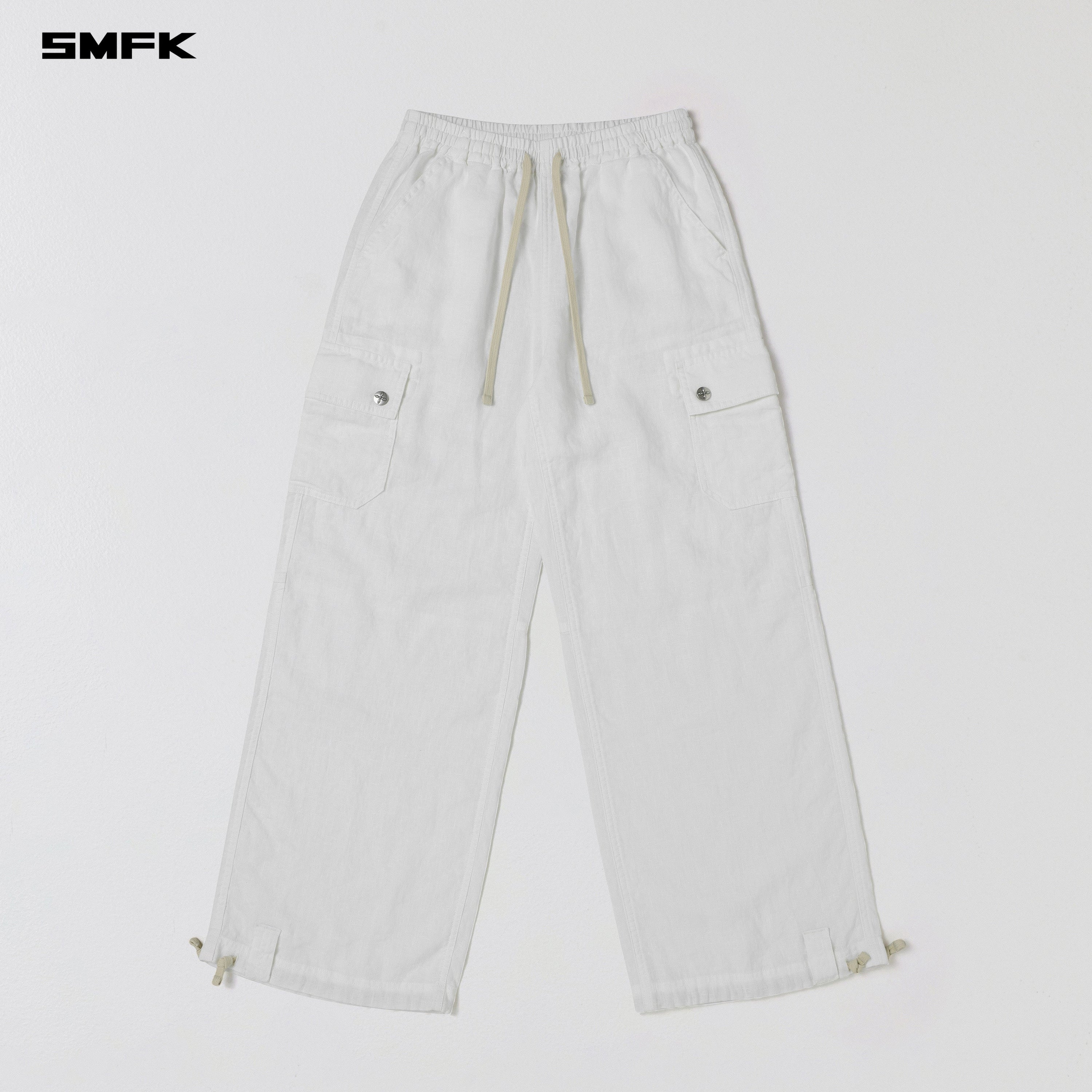 COMPASS ROVE STR SPORTS PANTS/LINEN CLOUD WHITE