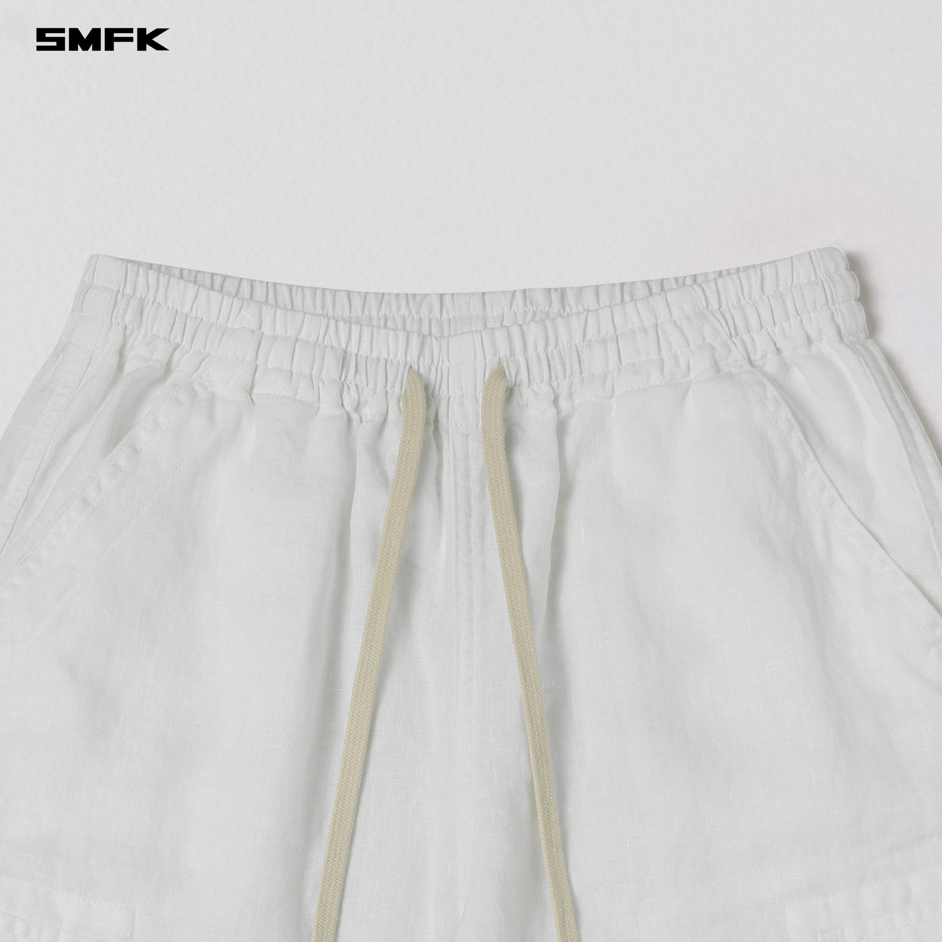 COMPASS ROVE STR SPORTS PANTS/LINEN CLOUD WHITE