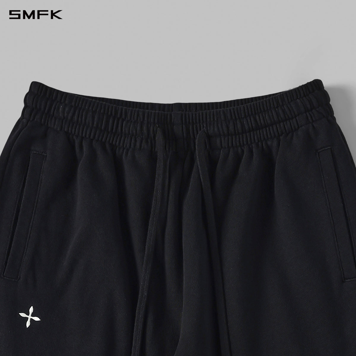PERMANENT SLIM STRT SPORTS PANTS/COTTON/W WILD BLACK