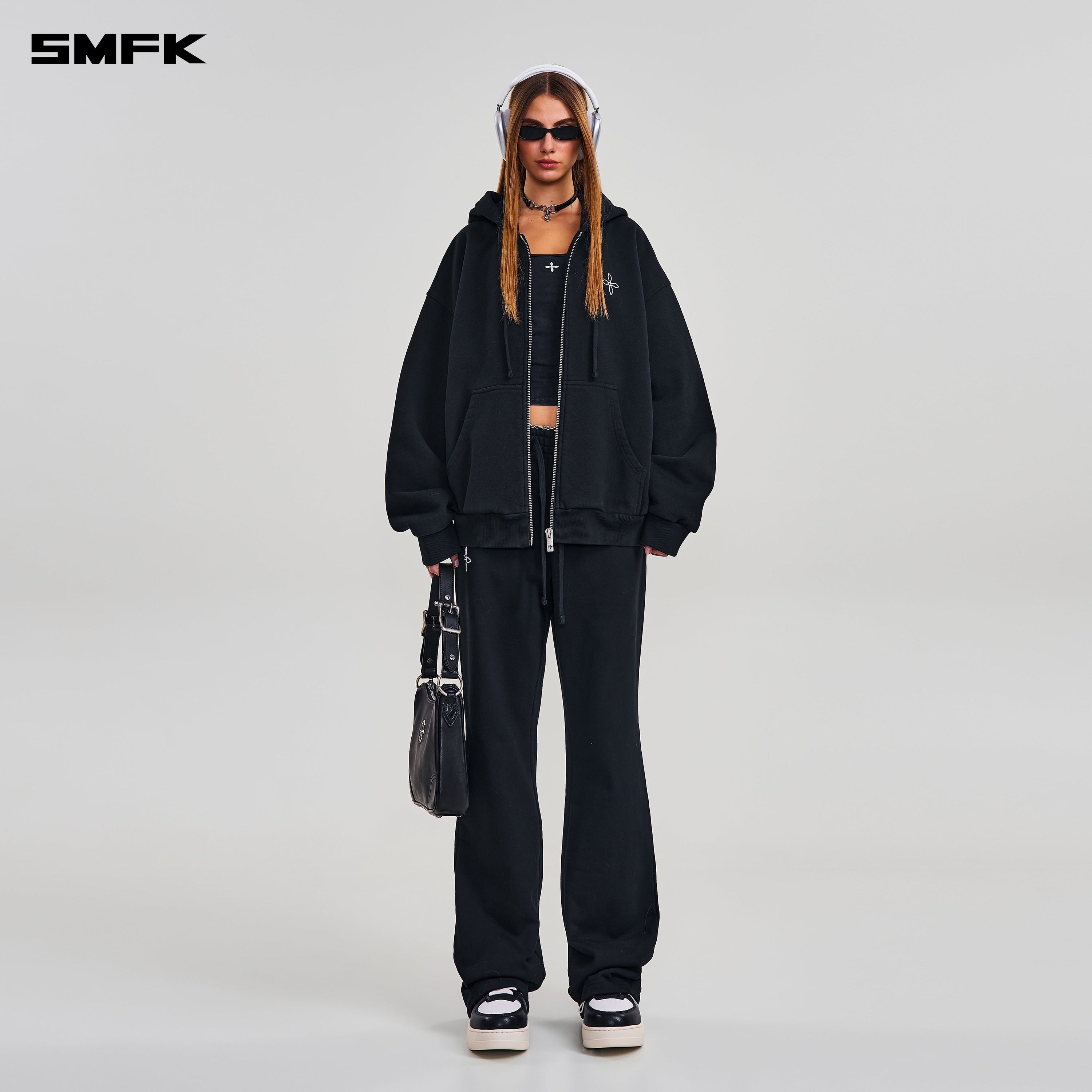 COMPASS MODE STRAIGHT SPORTS PANTS WILD BLACK