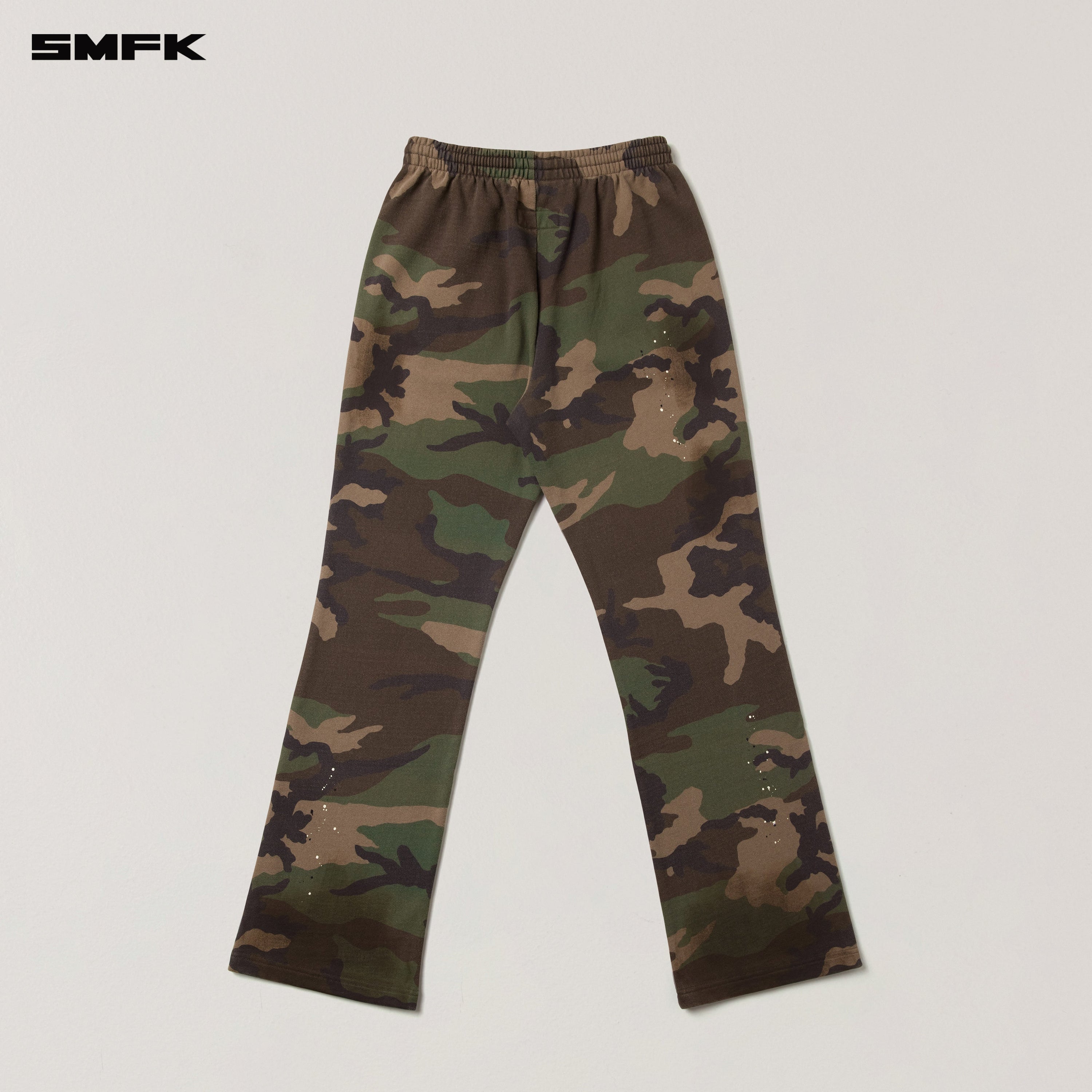 COMPASS MODE CAMO STRAIGHT SPORTS PANTS ARMY GREEN CAMOUFLAGE