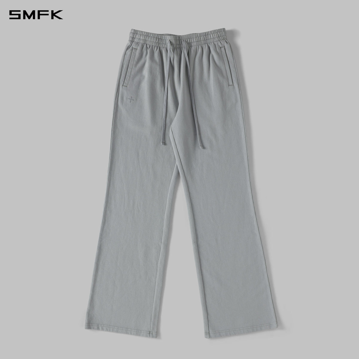 PERMANENT SLIM STRT SPORTS PANTS/COTTON/W GLACIER GREY