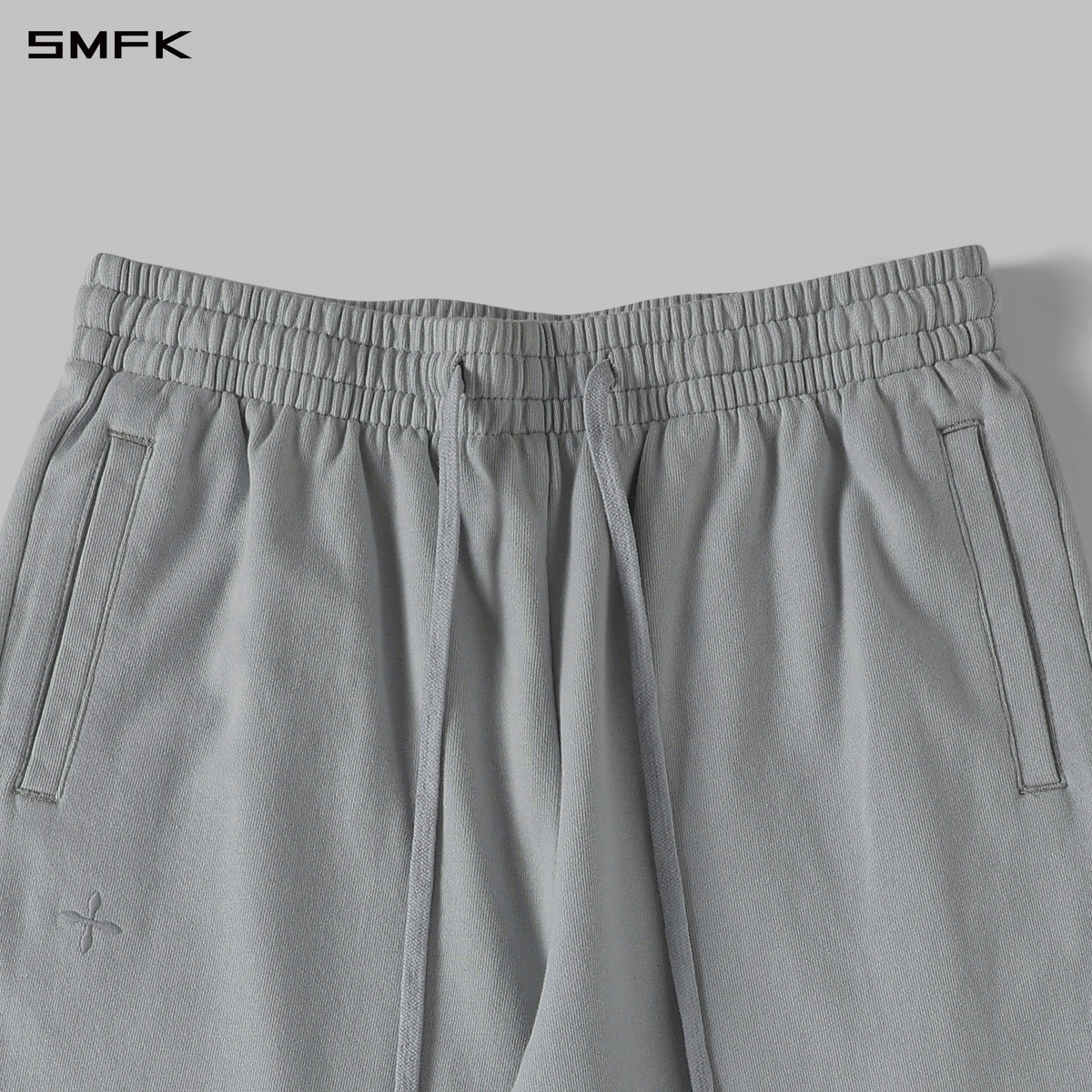 PERMANENT SLIM STRT SPORTS PANTS/COTTON/W GLACIER GREY