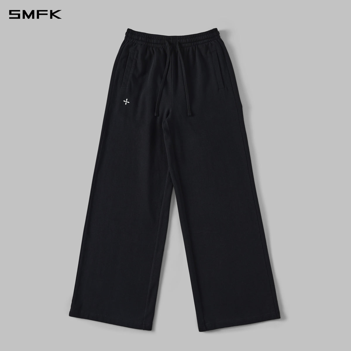 PERMANENT LOOSE STRT PANTS/COTTON/W WILD BLACK
