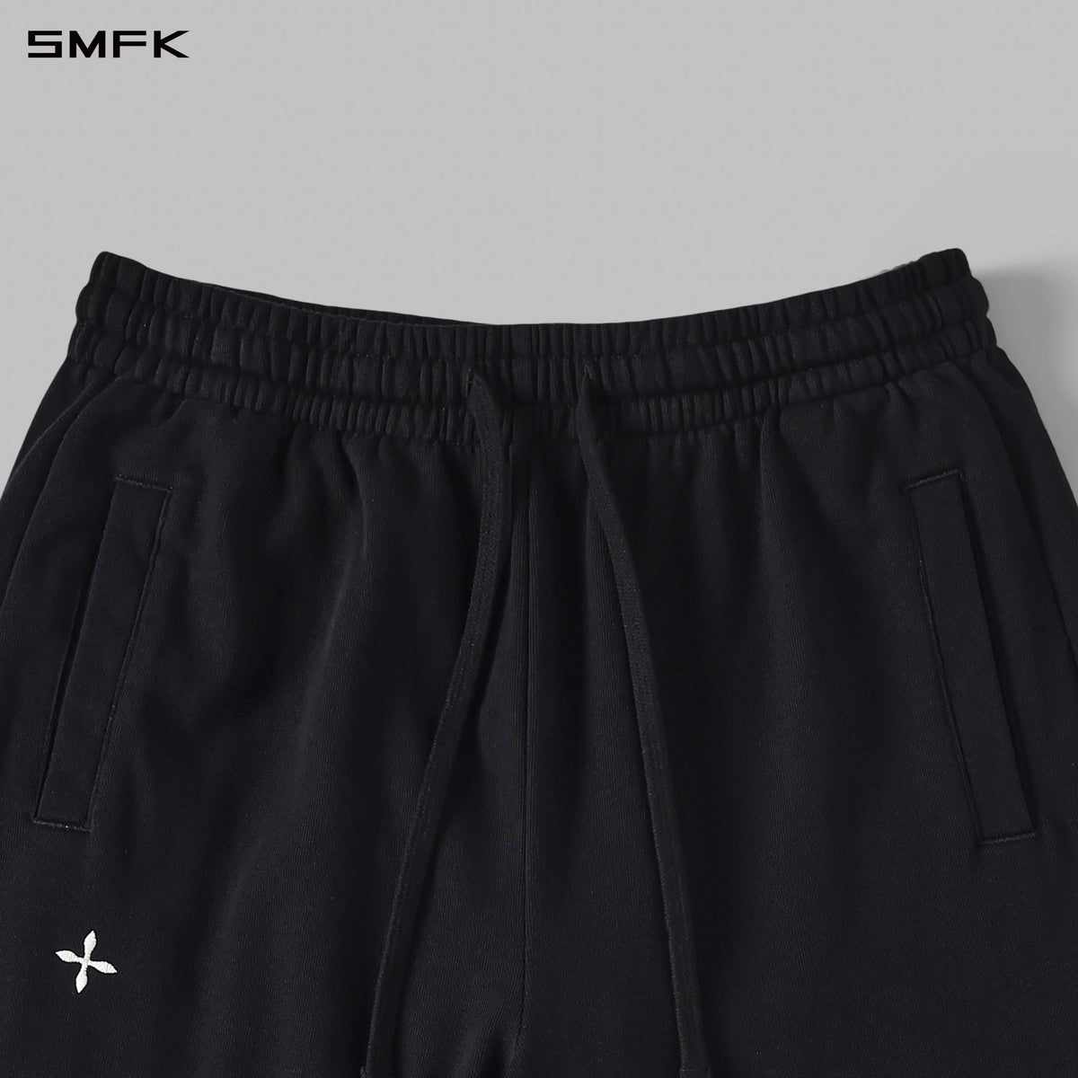 PERMANENT LOOSE STRT PANTS/COTTON/W WILD BLACK
