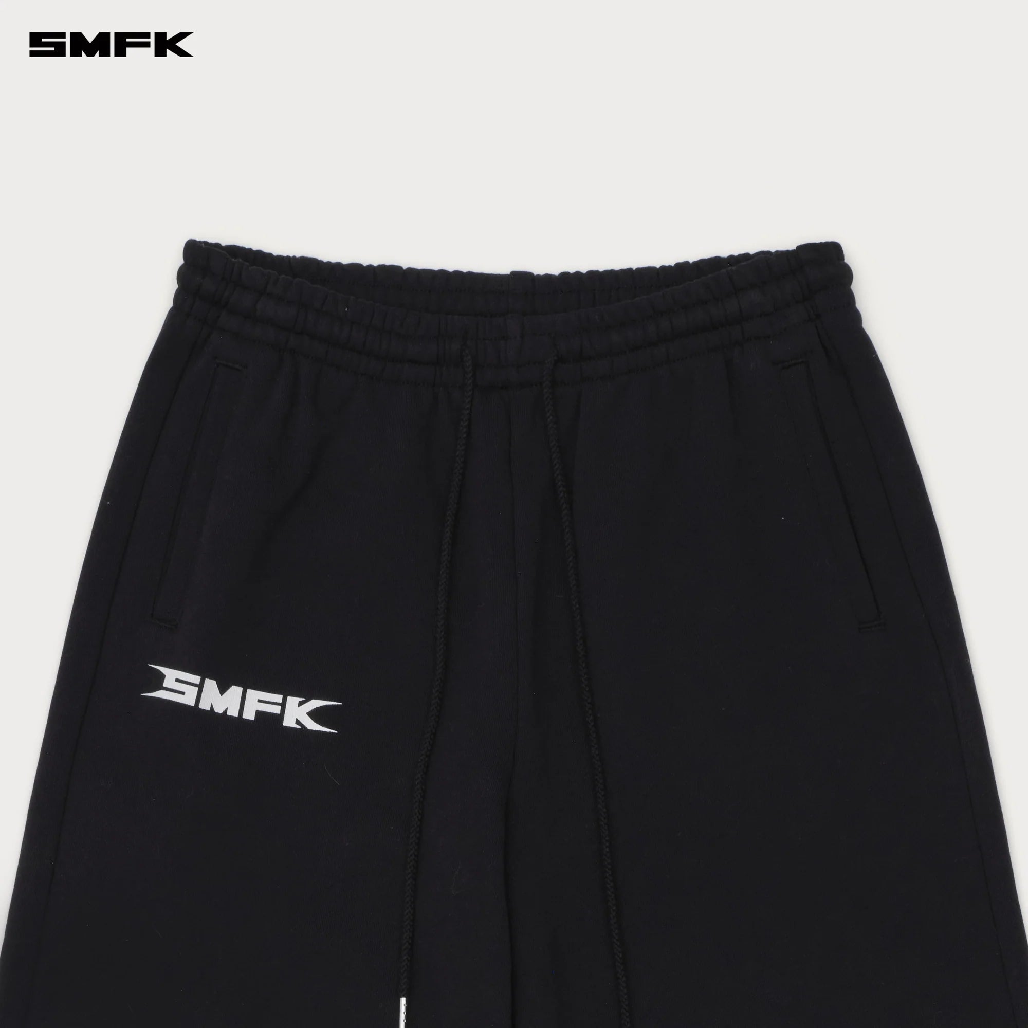 FUTURE GENE WIDE-LEG SWEATPANTS IN BLACK
