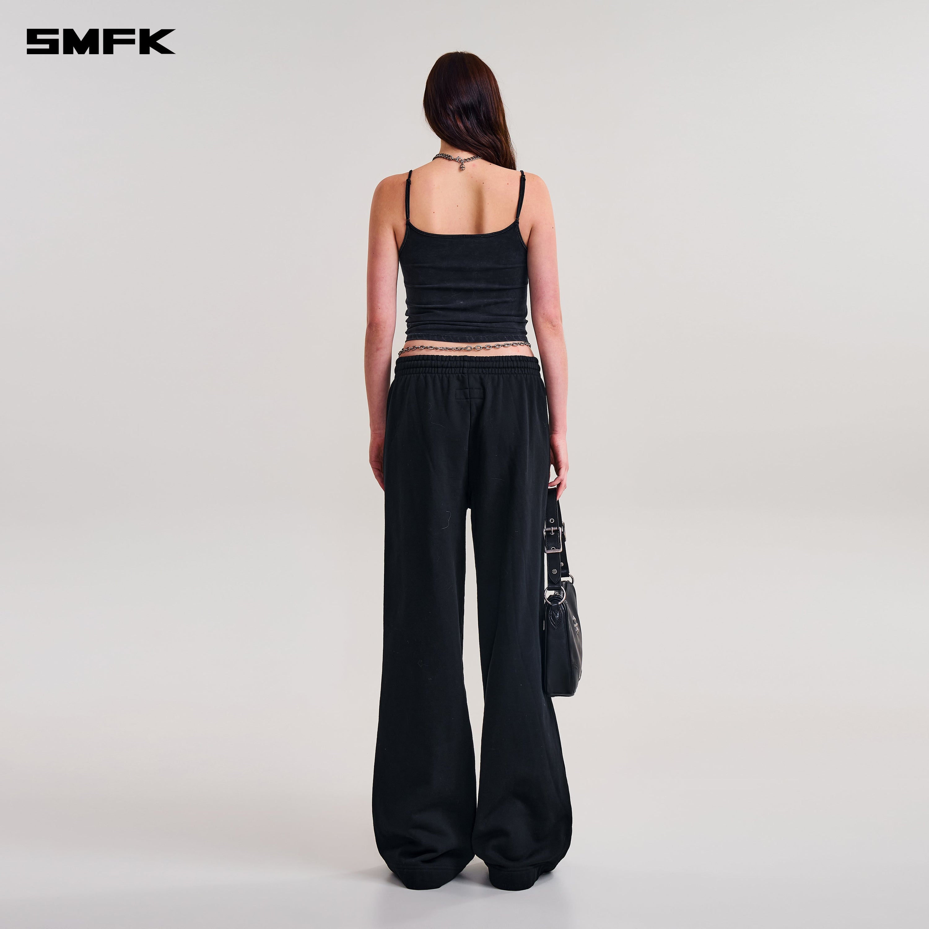 COMPASS MODE TOWER LOOSE SPORTS PANTS WILD BLACK