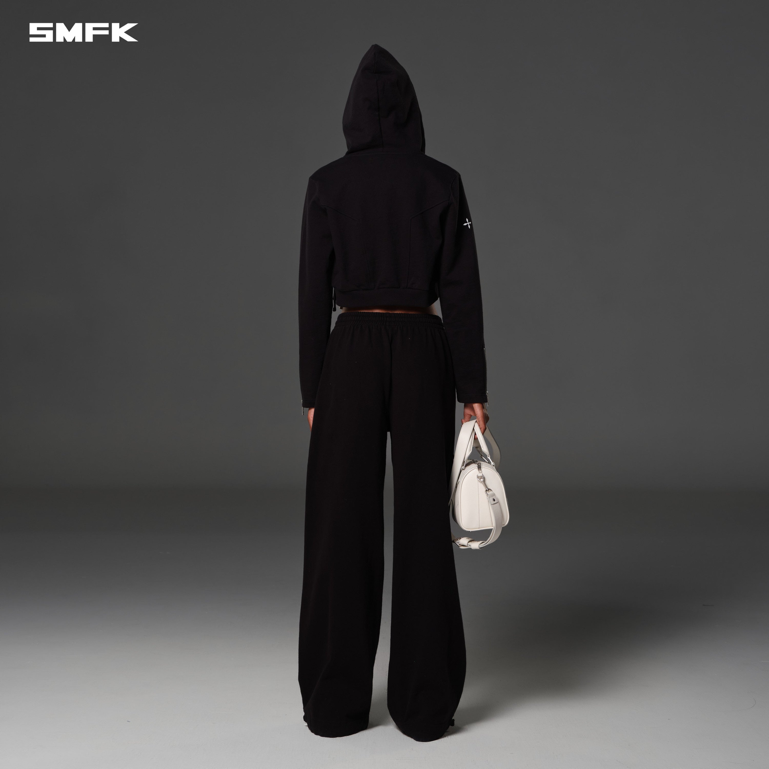 PERMANENT TOWER PANTS/COTTON WOOL WILD BLACK