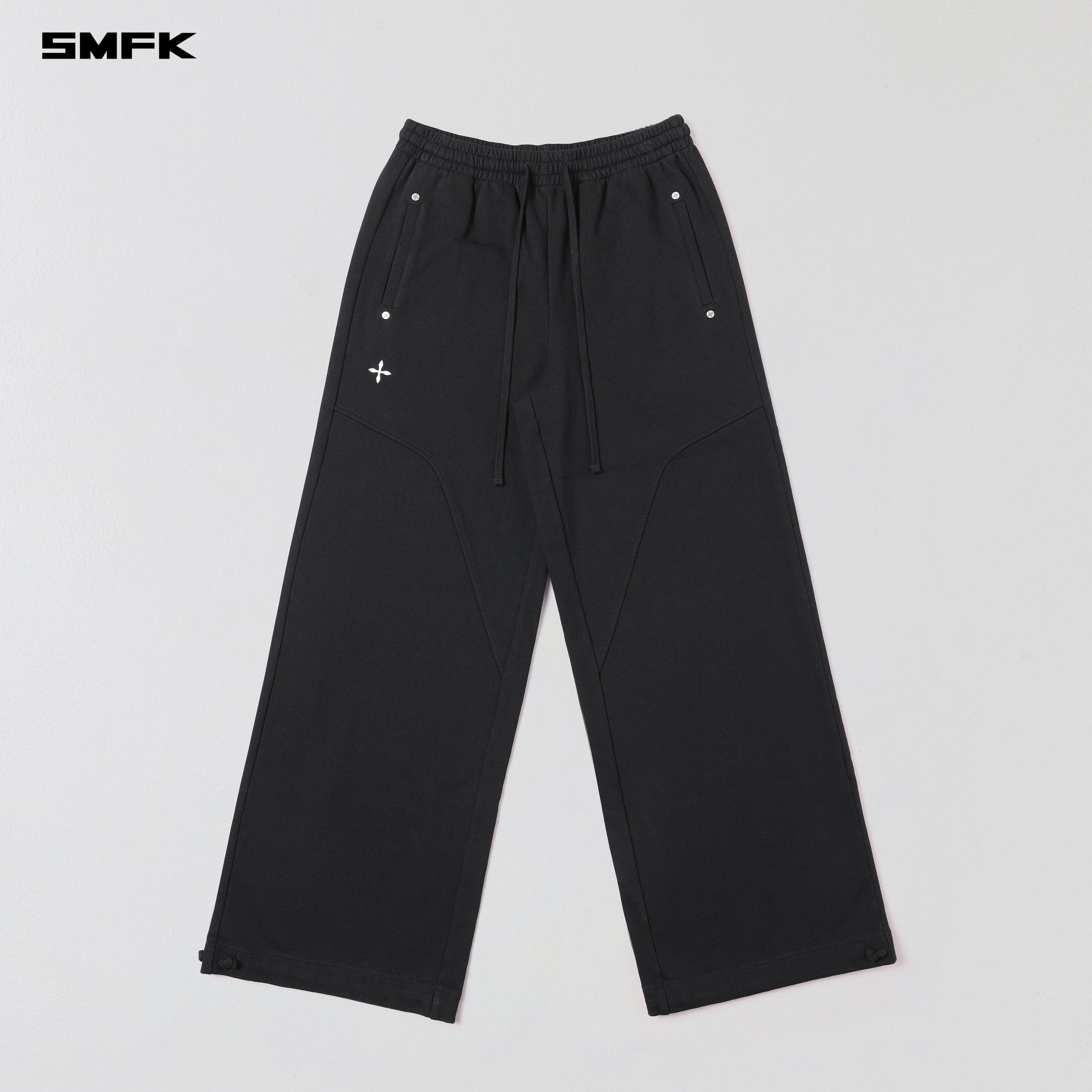 PERMANENT TOWER PANTS/COTTON WOOL WILD BLACK