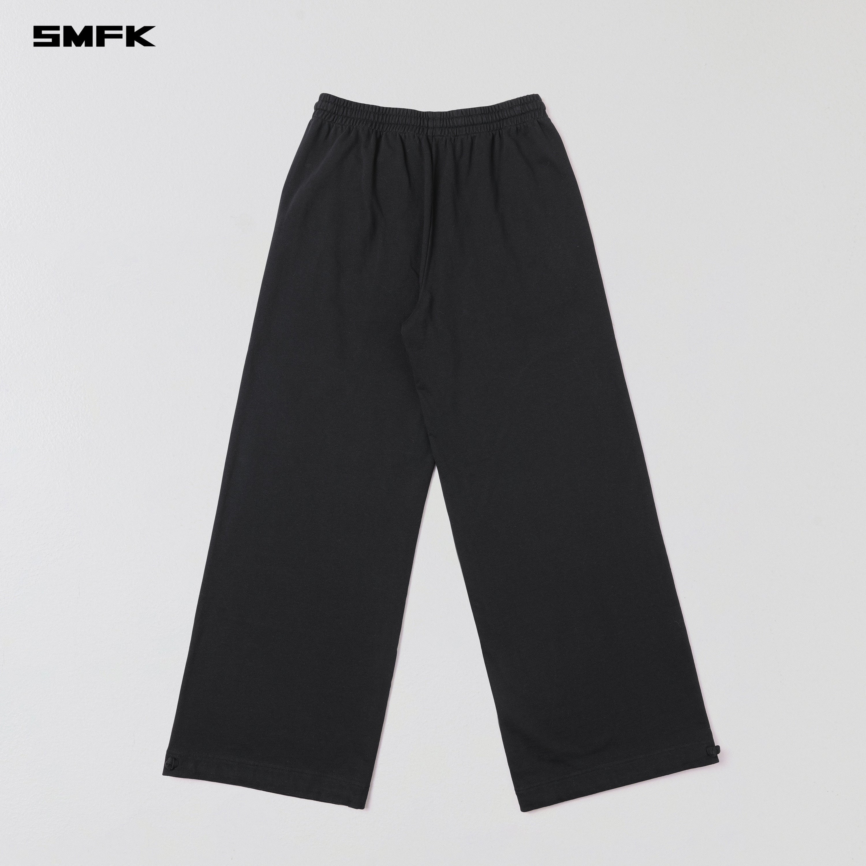 PERMANENT TOWER PANTS/COTTON WOOL WILD BLACK