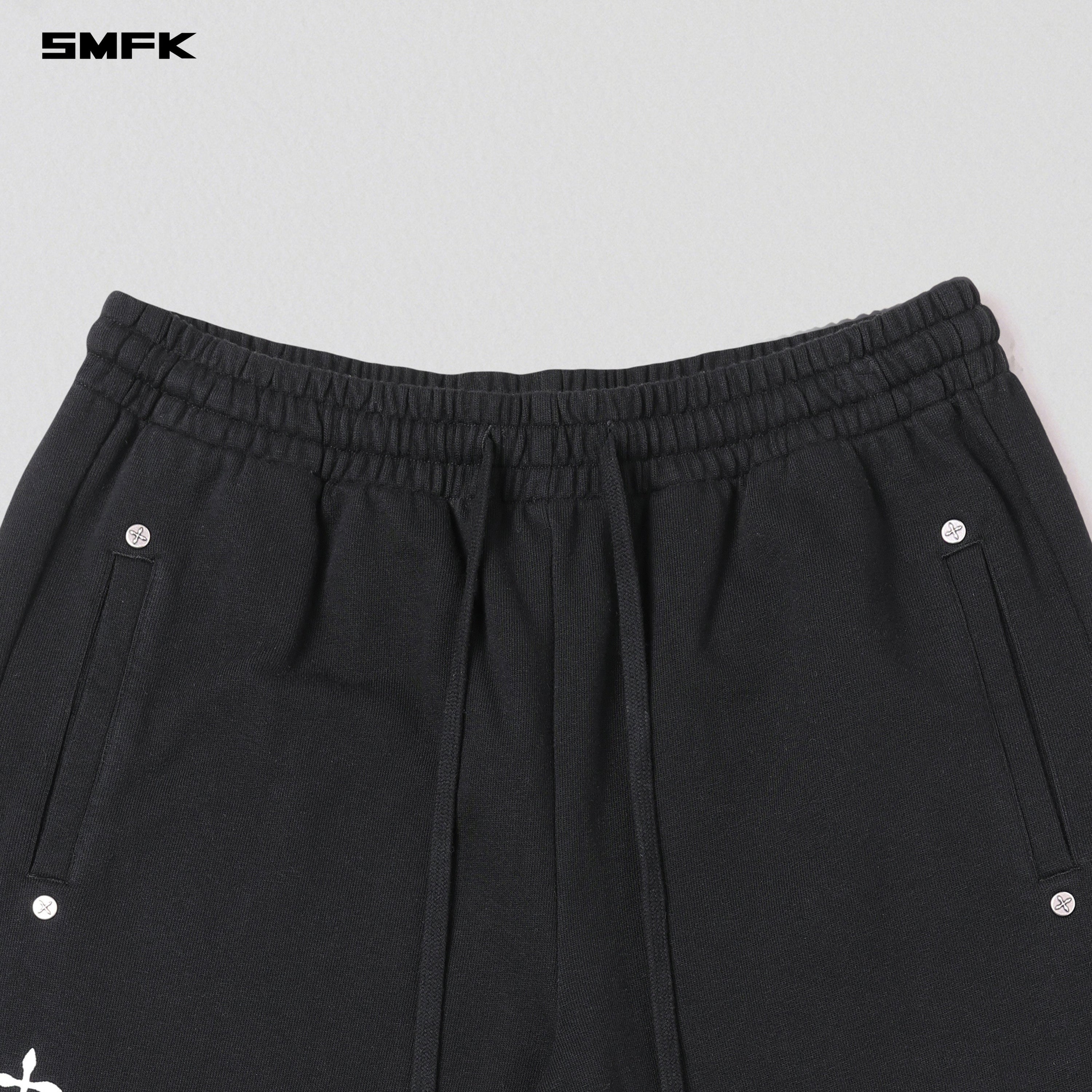 PERMANENT TOWER PANTS/COTTON WOOL WILD BLACK