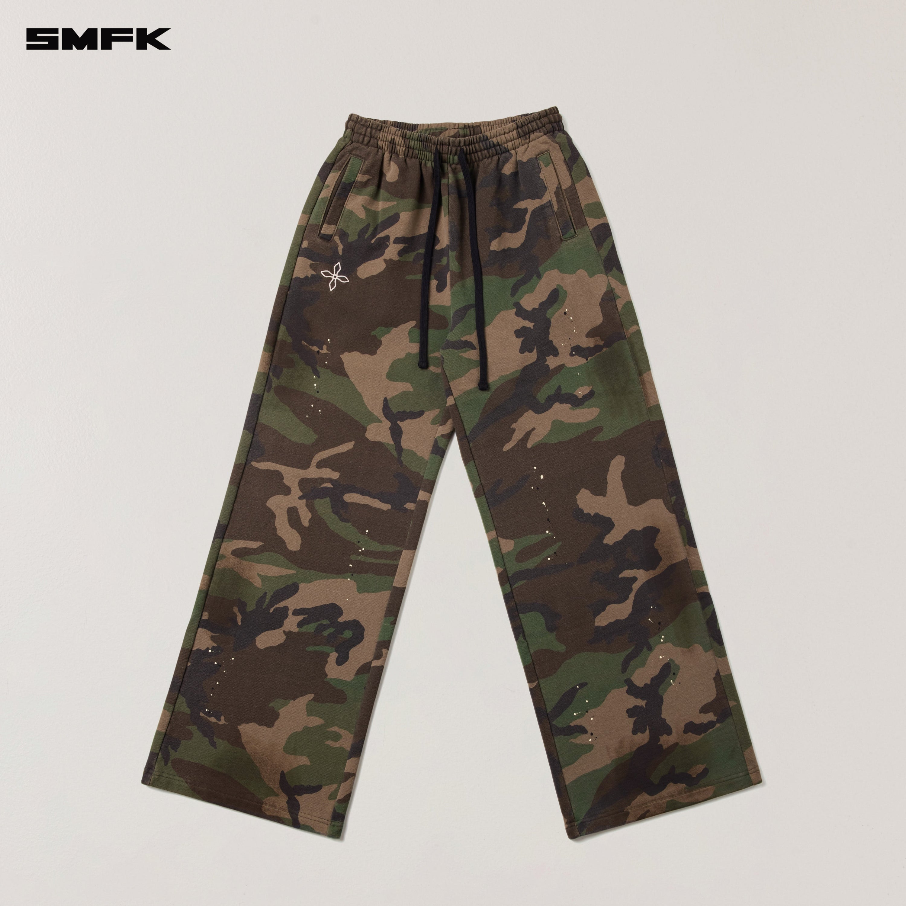 COMPASS MODE CAMO TOWER SPORTS PANTS ARMY GREEN CAMOUFLAG