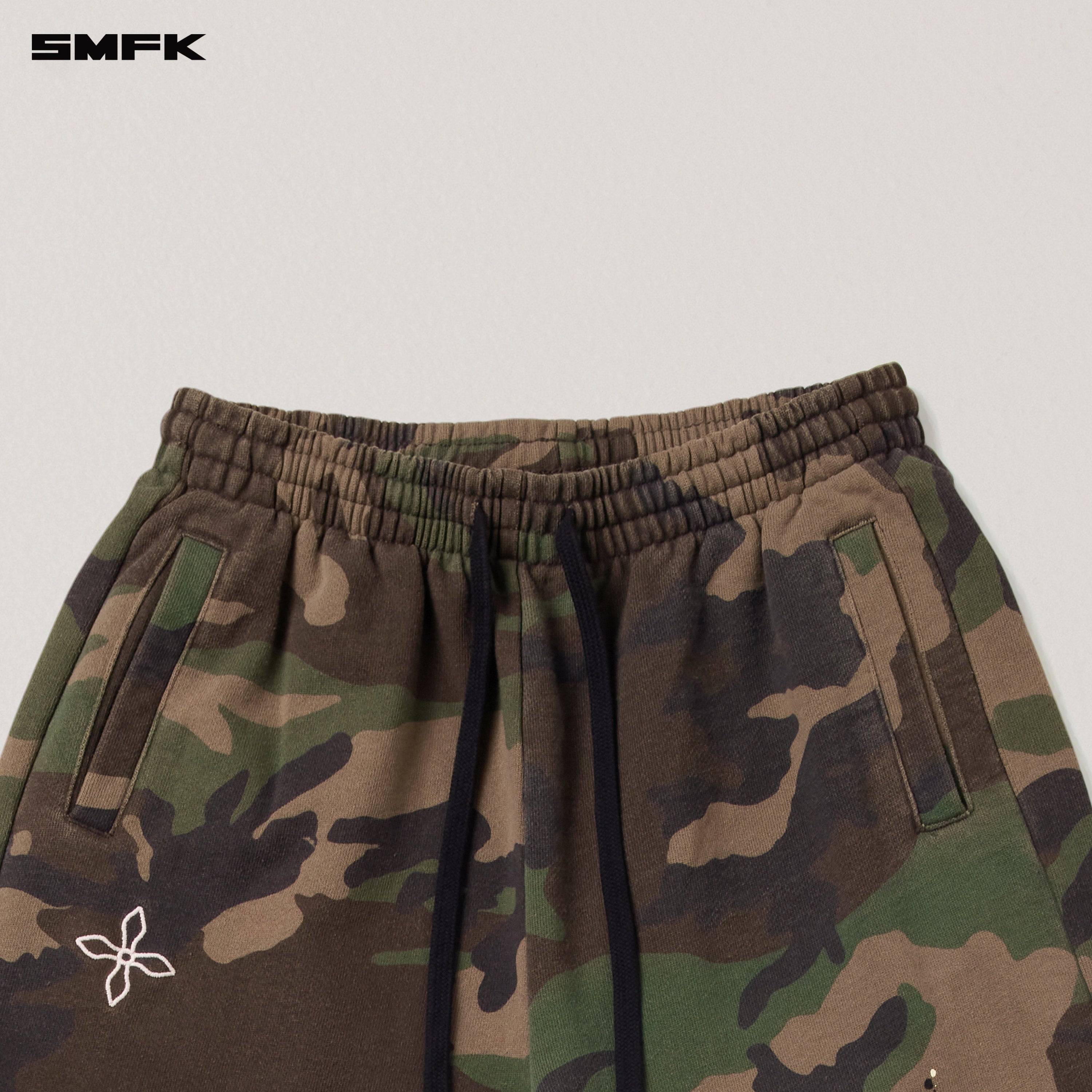 COMPASS MODE CAMO TOWER SPORTS PANTS ARMY GREEN CAMOUFLAG