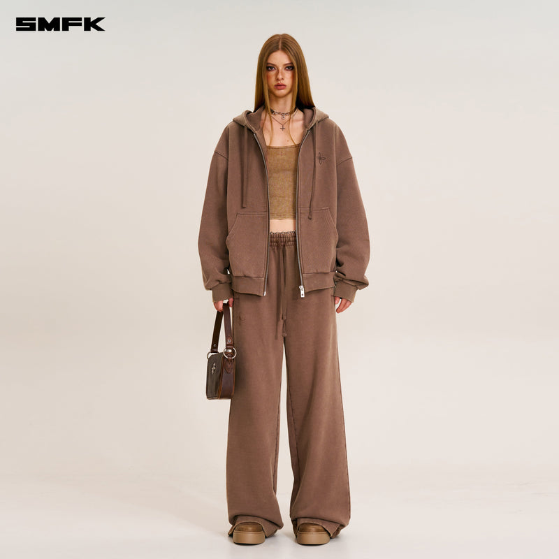 COMPASS MODE TOWER LOOSE SPORTS PANTS WILD HORSE BROWN