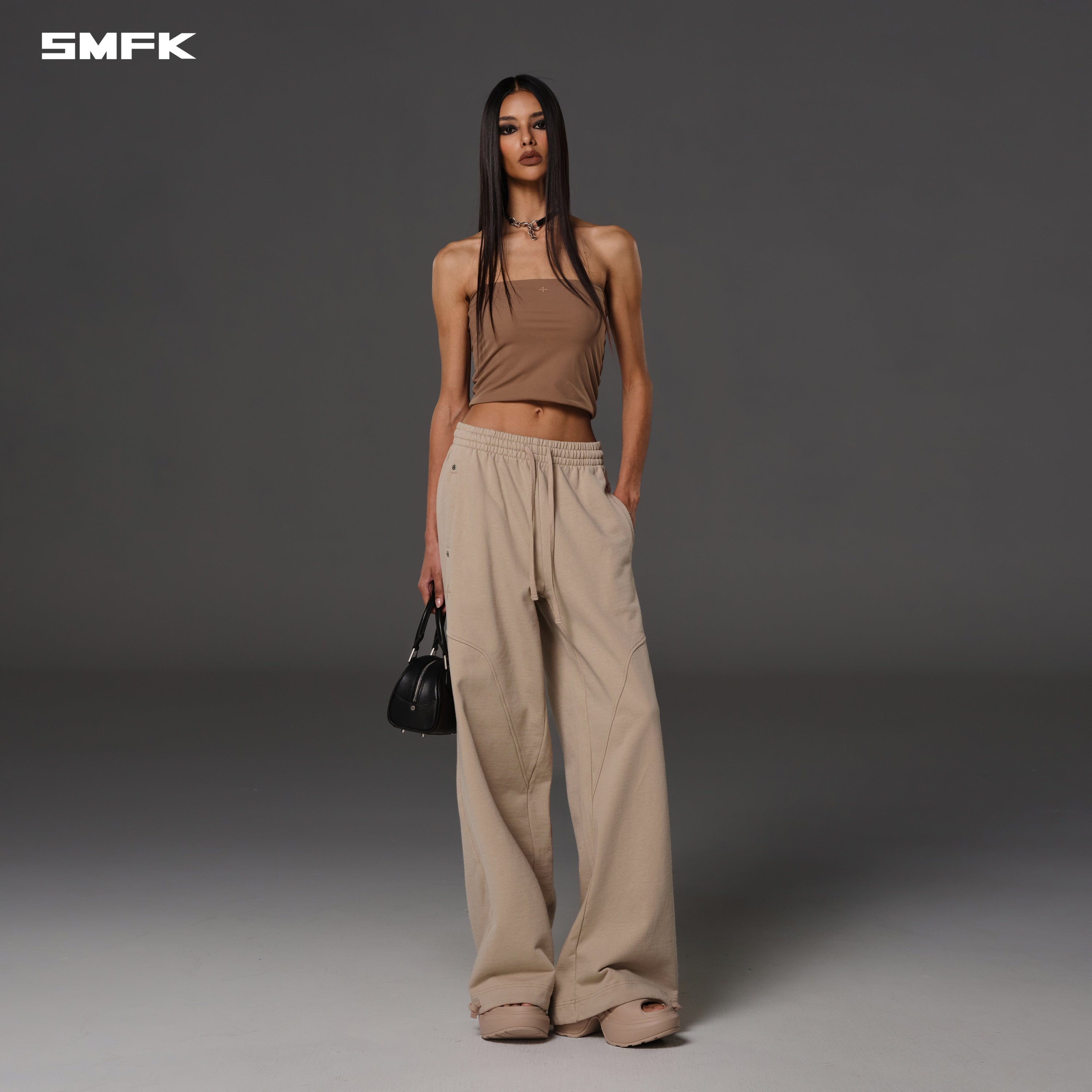 PERMANENT TOWER PANTS/COTTON WOOL FRESH SKIN