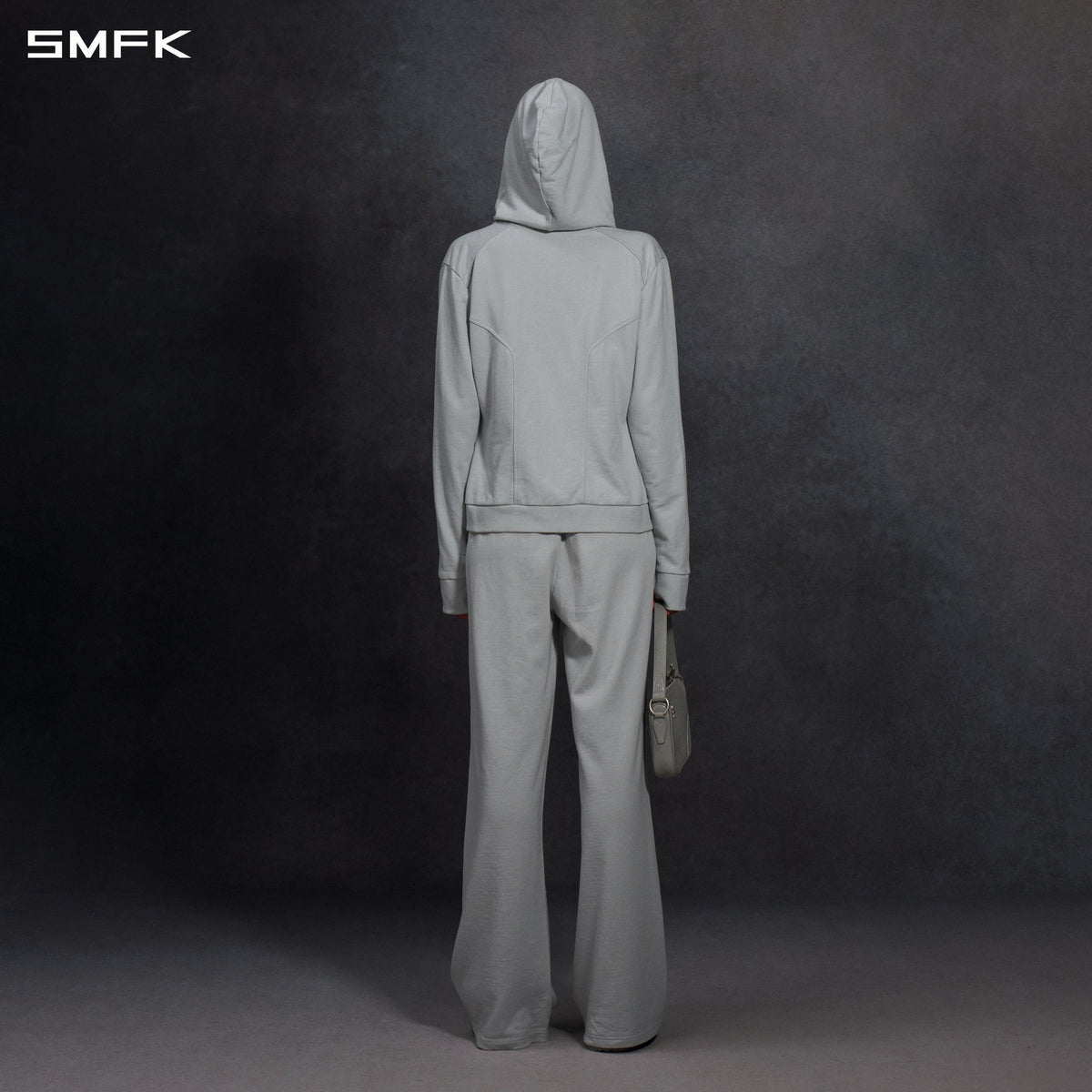 PERMANENT LOOSE STRT PANTS/COTTON/W GLACIER GREY