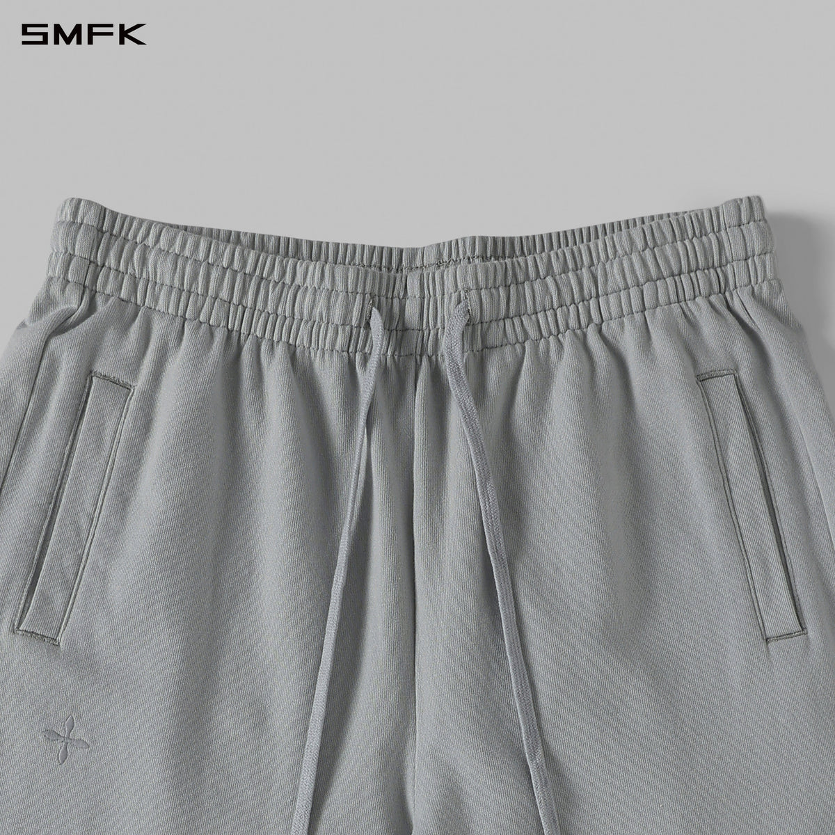 PERMANENT LOOSE STRT PANTS/COTTON/W GLACIER GREY