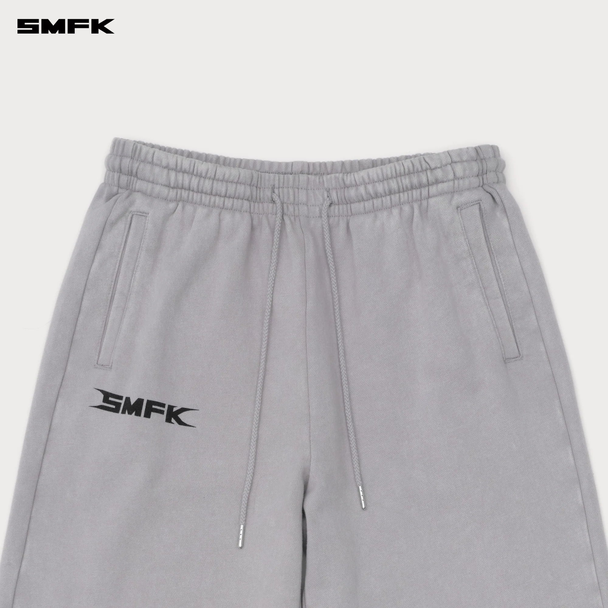 FUTURE GENE WIDE-LEG SWEATPANTS IN GRAY