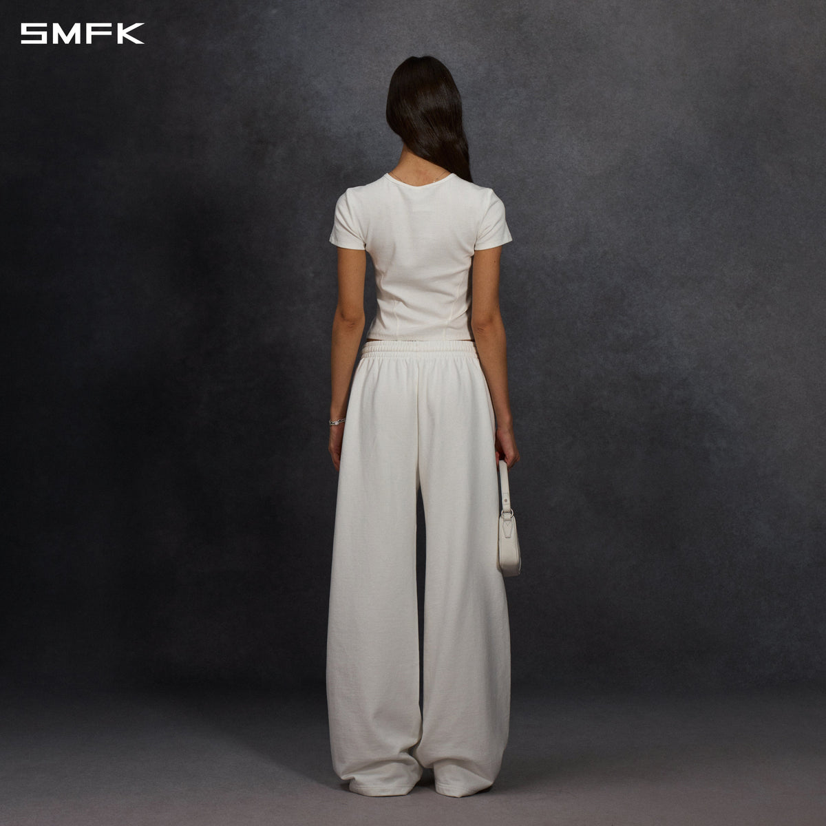 PERMANENT LOOSE STRT PANTS/COTTON/W CLOUD WHITE