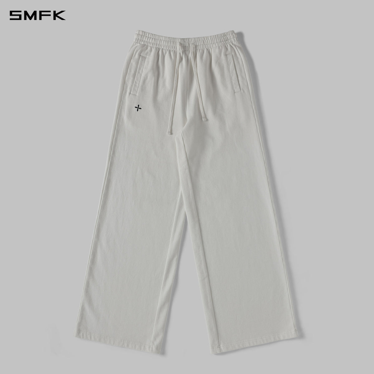 PERMANENT LOOSE STRT PANTS/COTTON/W CLOUD WHITE