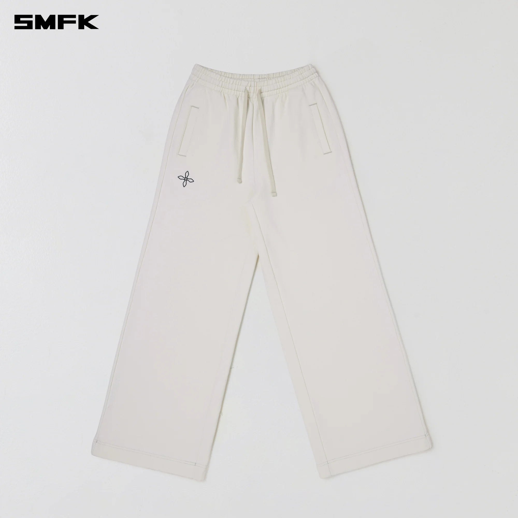 COMPASS MODE TOWER LOOSE SPORTS PANTS SNOW MOUNTAIN WHITE