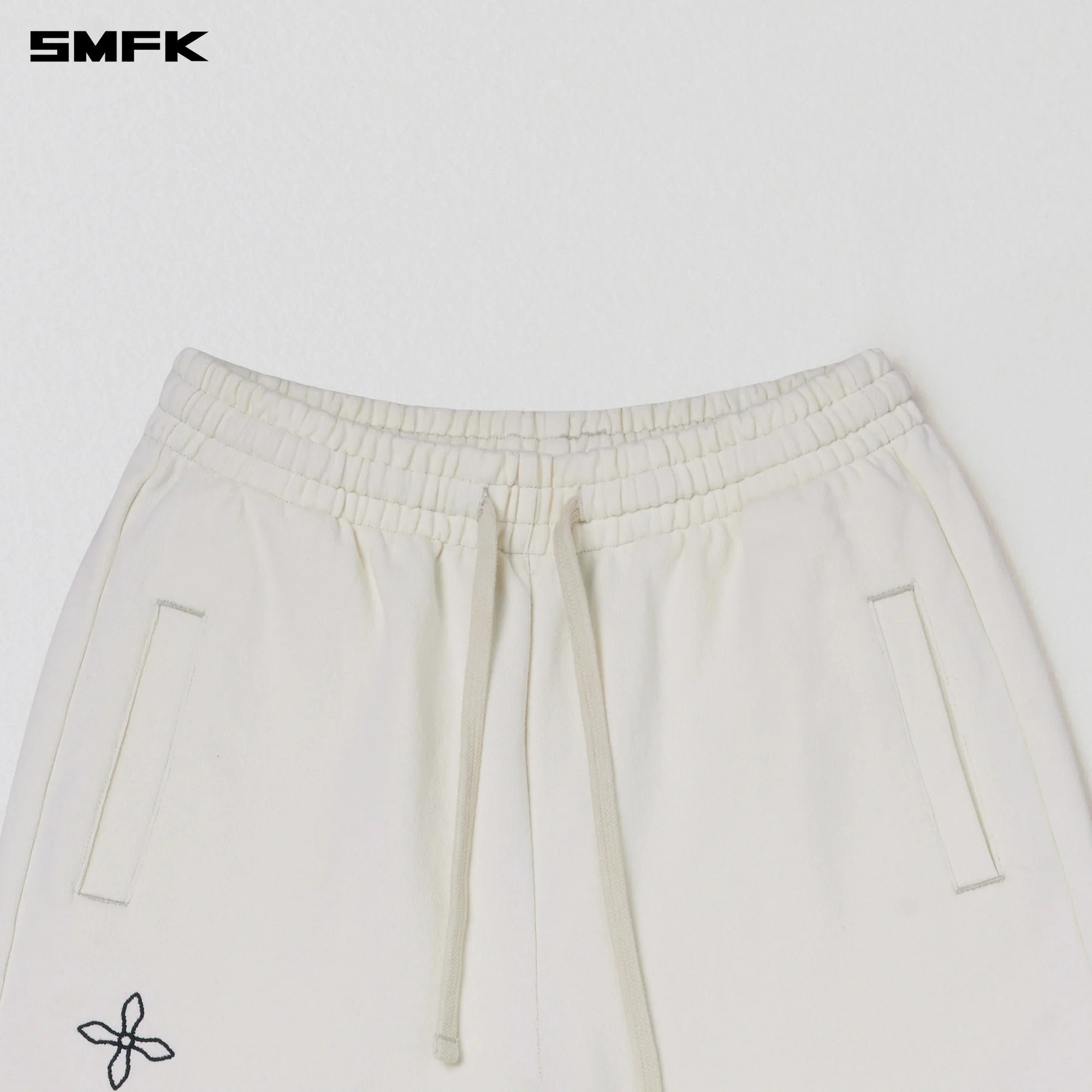 COMPASS MODE TOWER LOOSE SPORTS PANTS SNOW MOUNTAIN WHITE