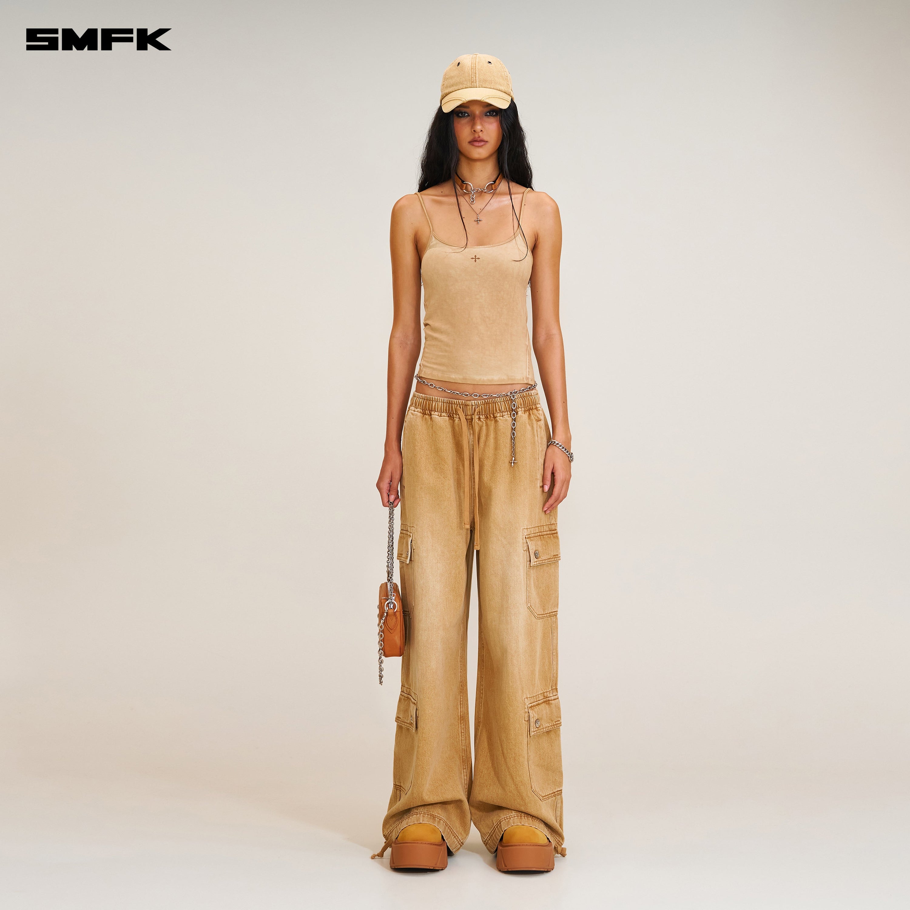 COMPASS MODE TOWER DENIM SPORTS PANTS GRASSLAND KHAKI