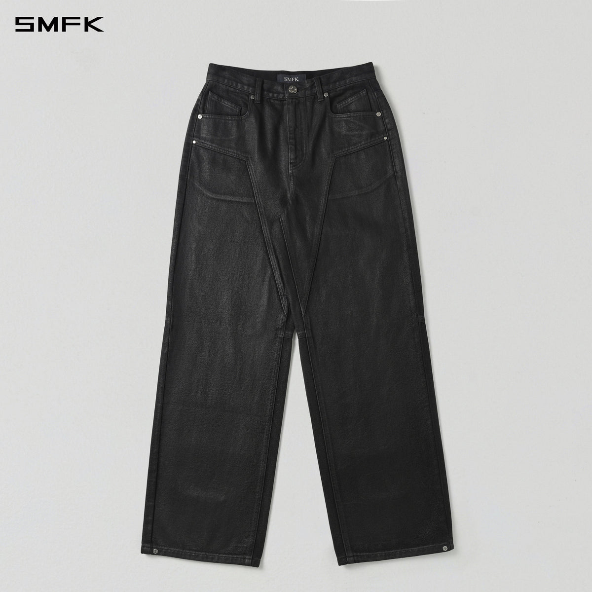 MIRAGE MODE STRT DENIM PANTS/COTTON/W INK BLACK