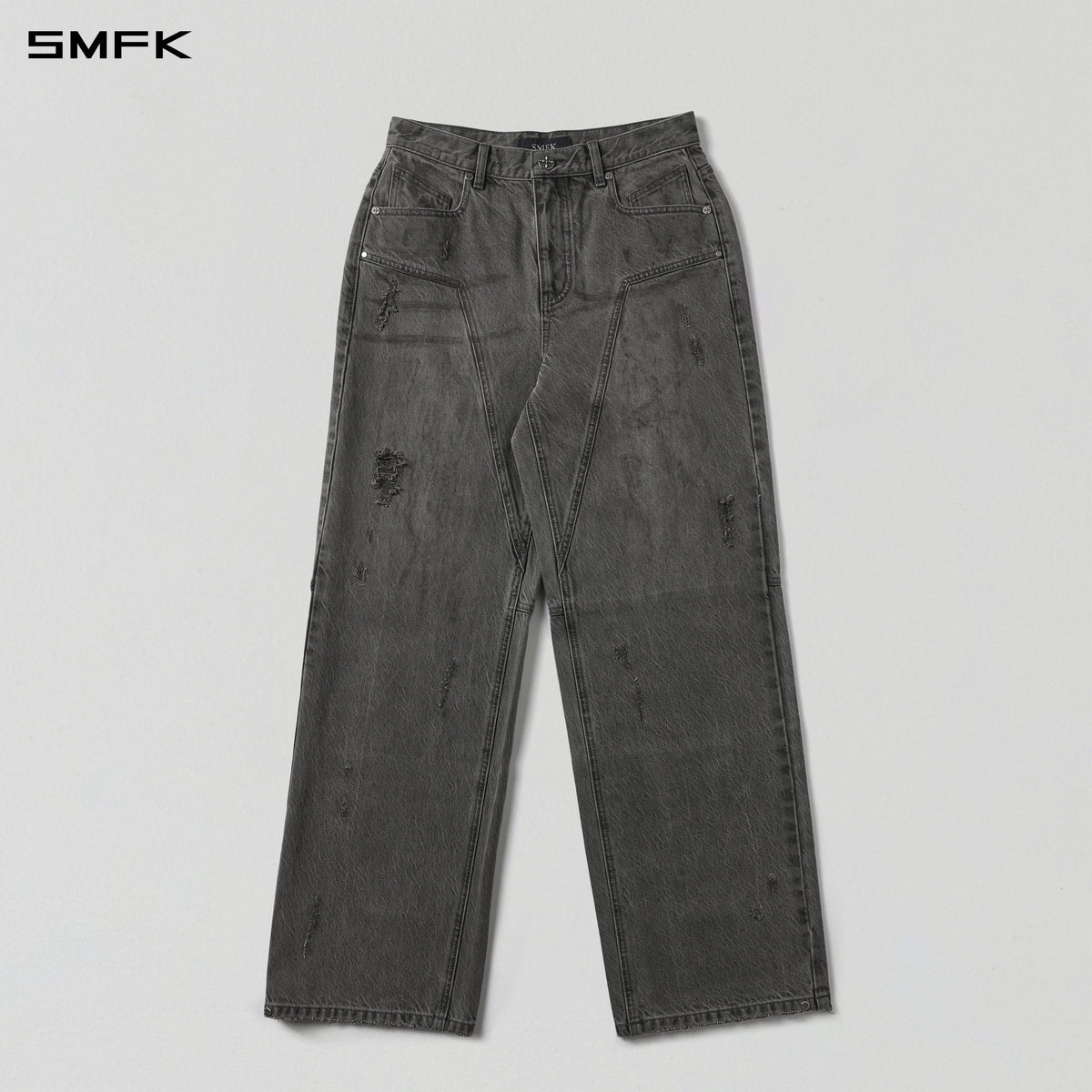 MIRAGE MODE STRT DENIM PANTS/COTTON/W STORM GREY