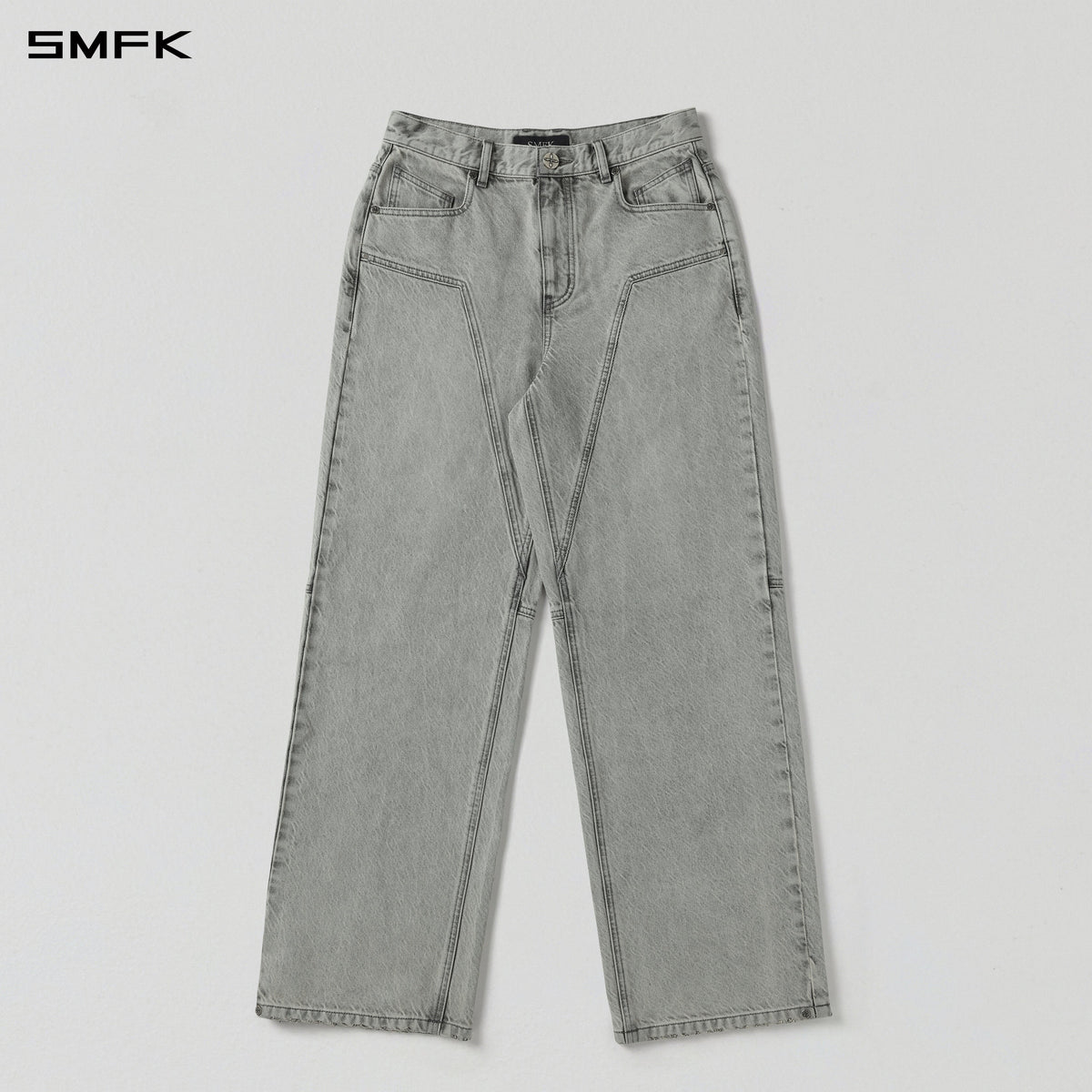 MIRAGE MODE STRT DENIM PANTS/COTTON/W GLACIER GREY