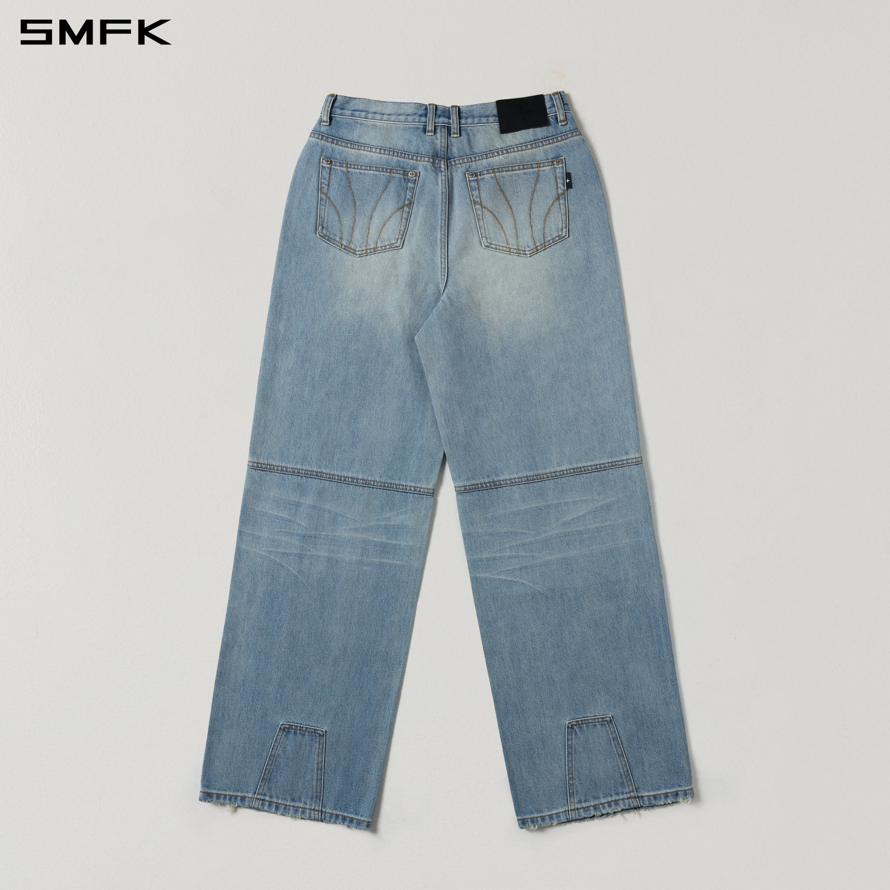 MIRAGE MODE STRT DENIM PANTS/COTTON/W SKY BLUE