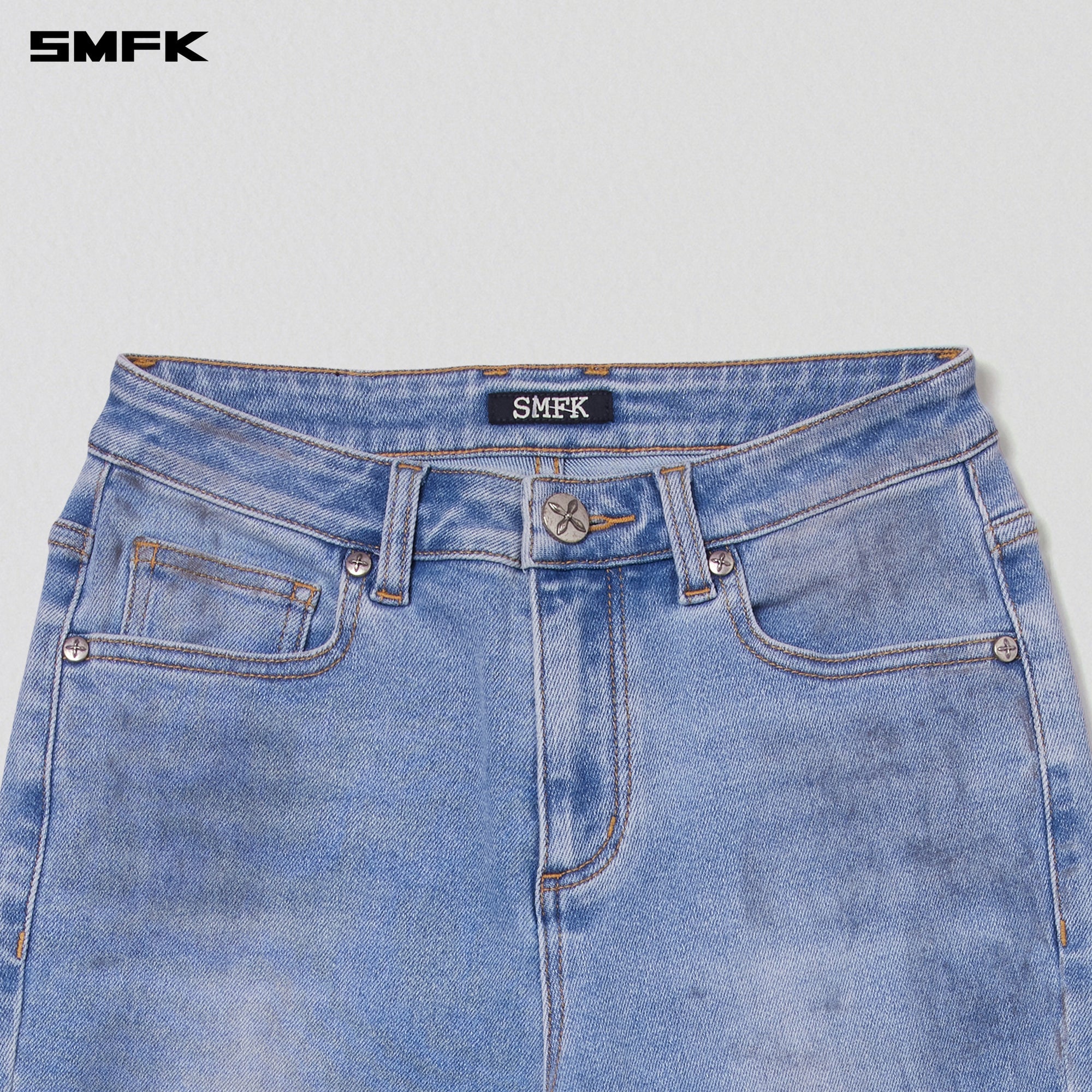 COMPASS MODE WASTELAND STORM DENIM PANTS SKY BLUE