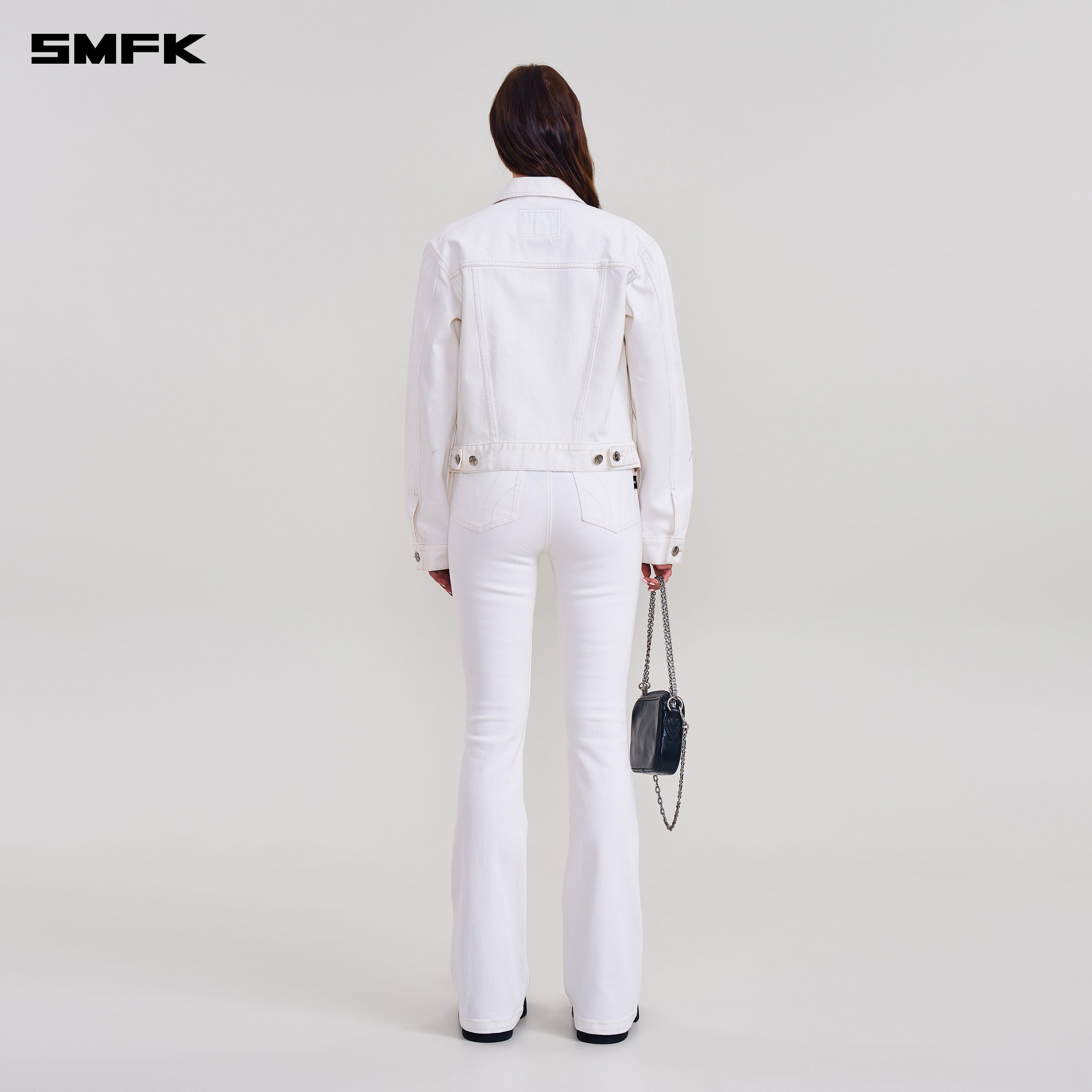 COMPASS STORM DENIM PANTS SNOW MOUNTAIN WHITE