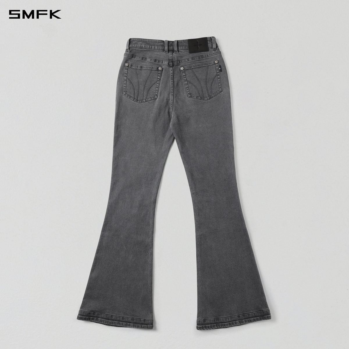 MIRAGE UPSIDE-DOWN DENIM PANTS/COTTON+T400SPANDEX/W STORM GREY
