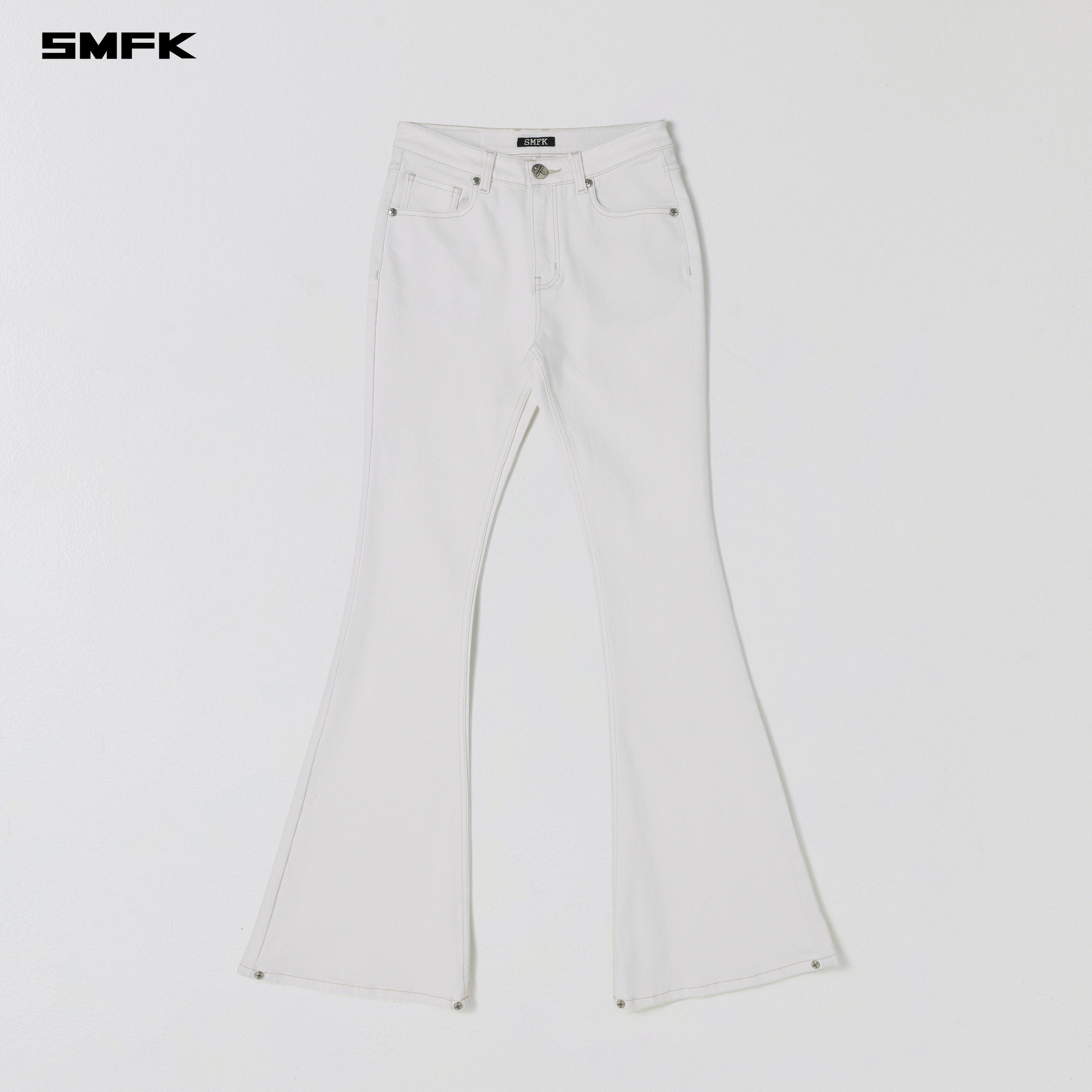 COMPASS HURRICANE MID DENIM PANTS/E-COTTON WHITE MIST