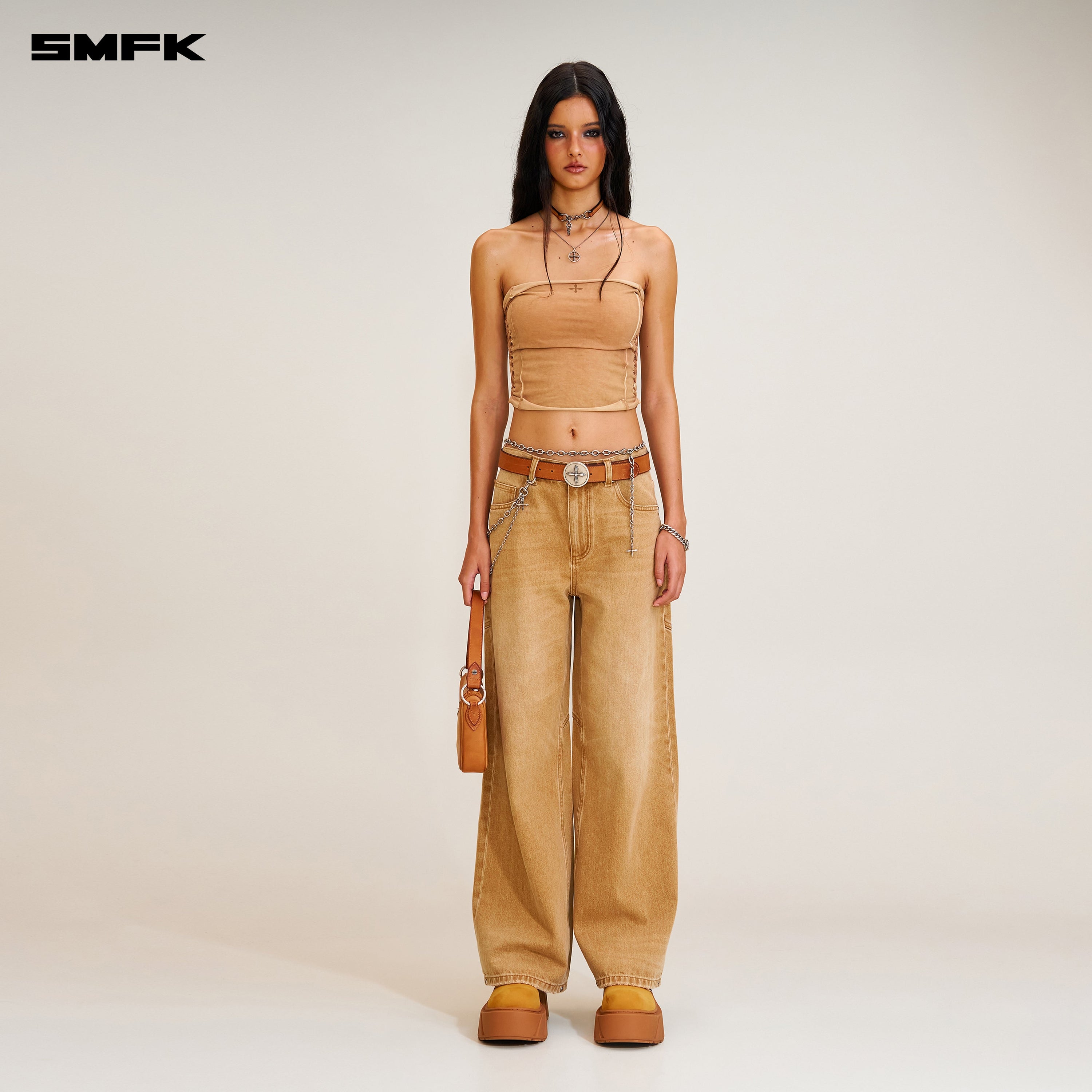 COMPASS MODE TOWER DENIM PANTS GRASSLAND KHAKI