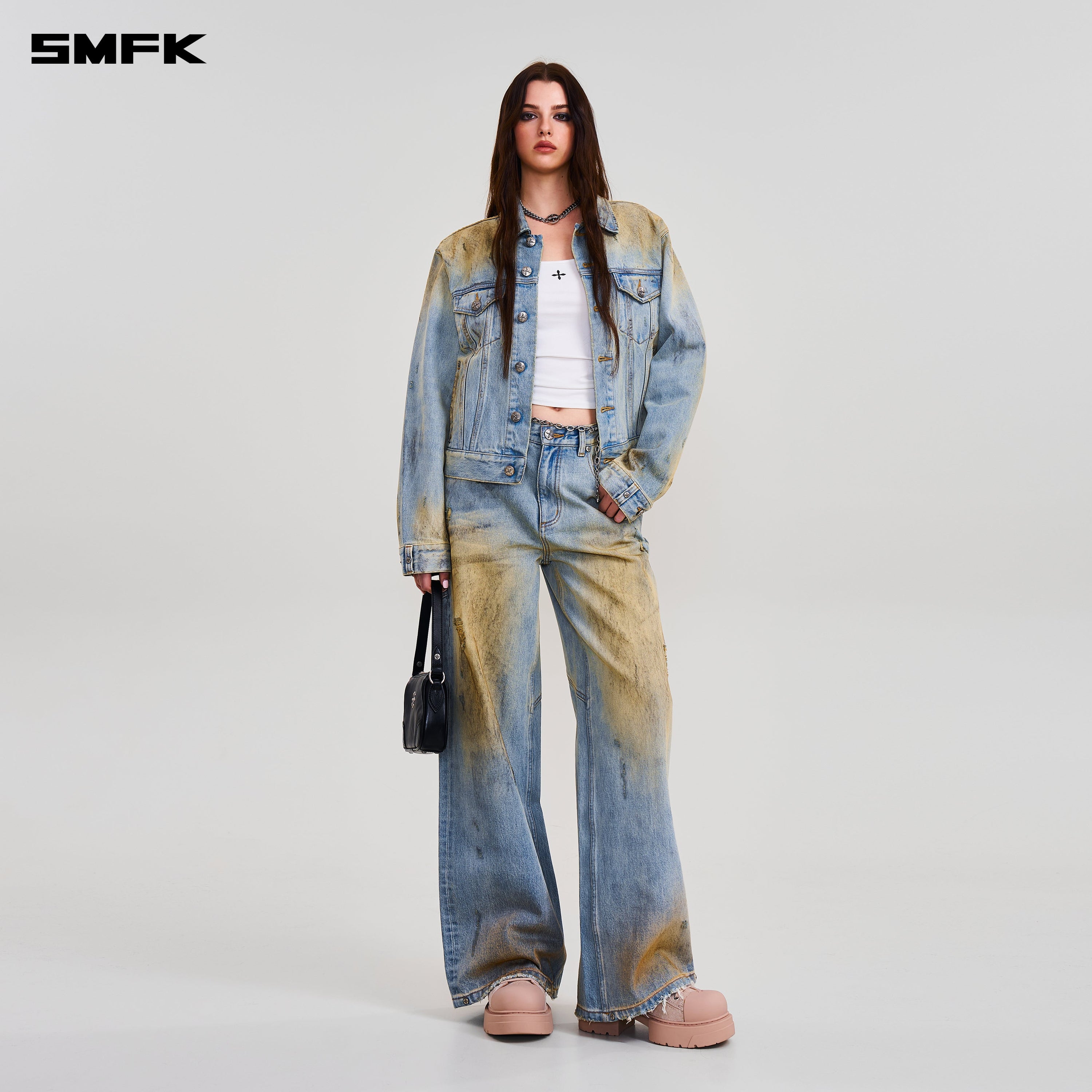 COMPASS MODE WASTELAND TOWER DENIM PANTS WILD SKY BLUE