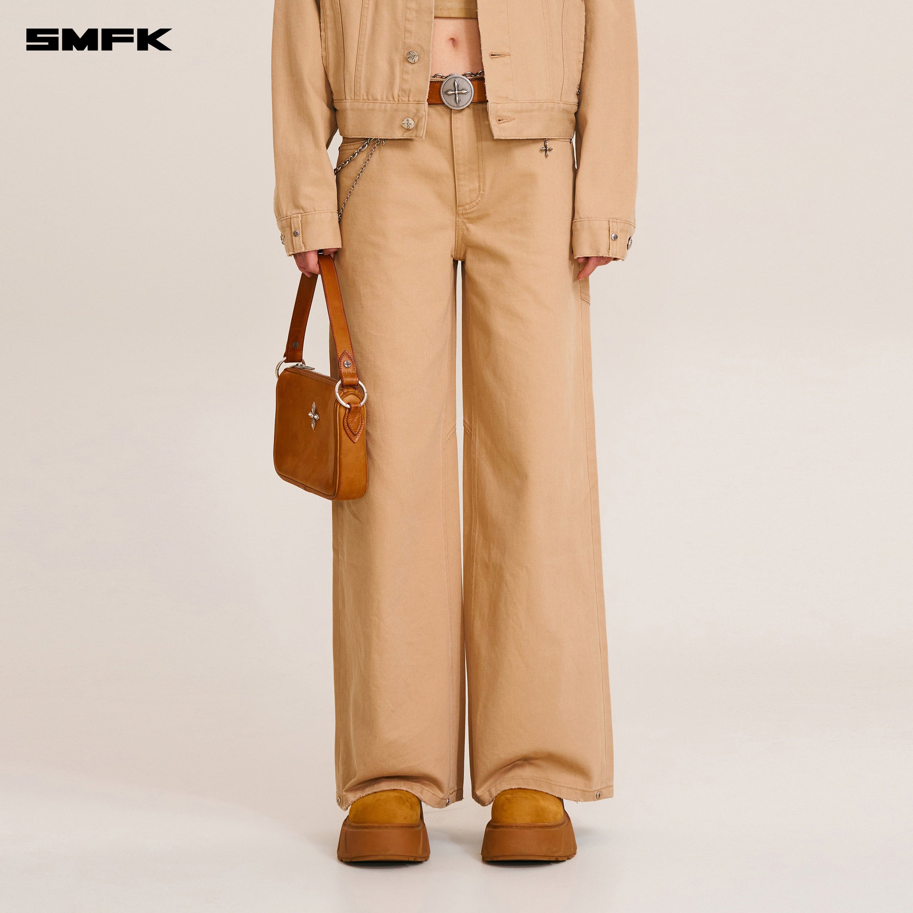 COMPASS MODE TOWER DENIM PANTS SAND