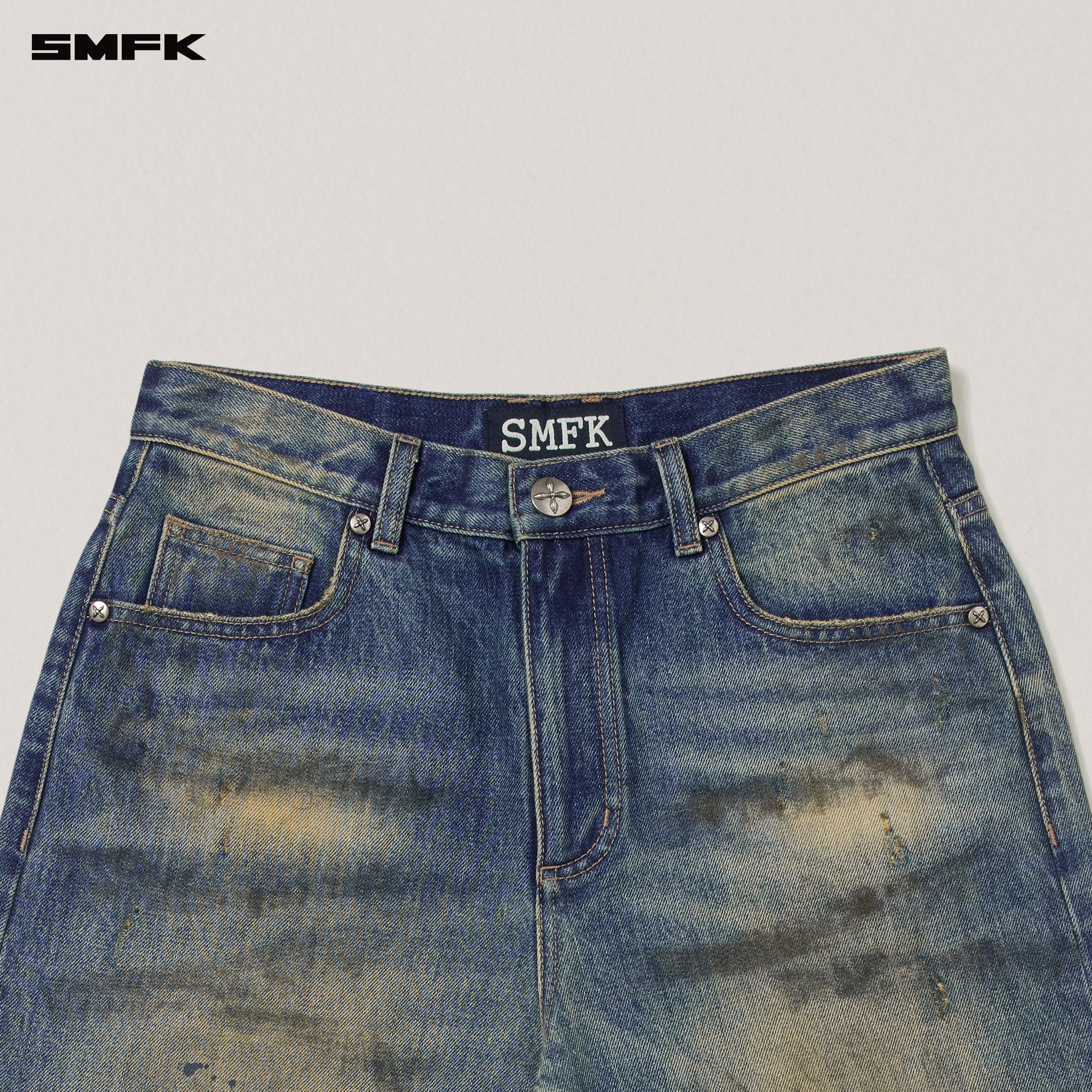 COMPASS MODE WASTELAND TOWER DENIM PANTS WASTELAND BLUE