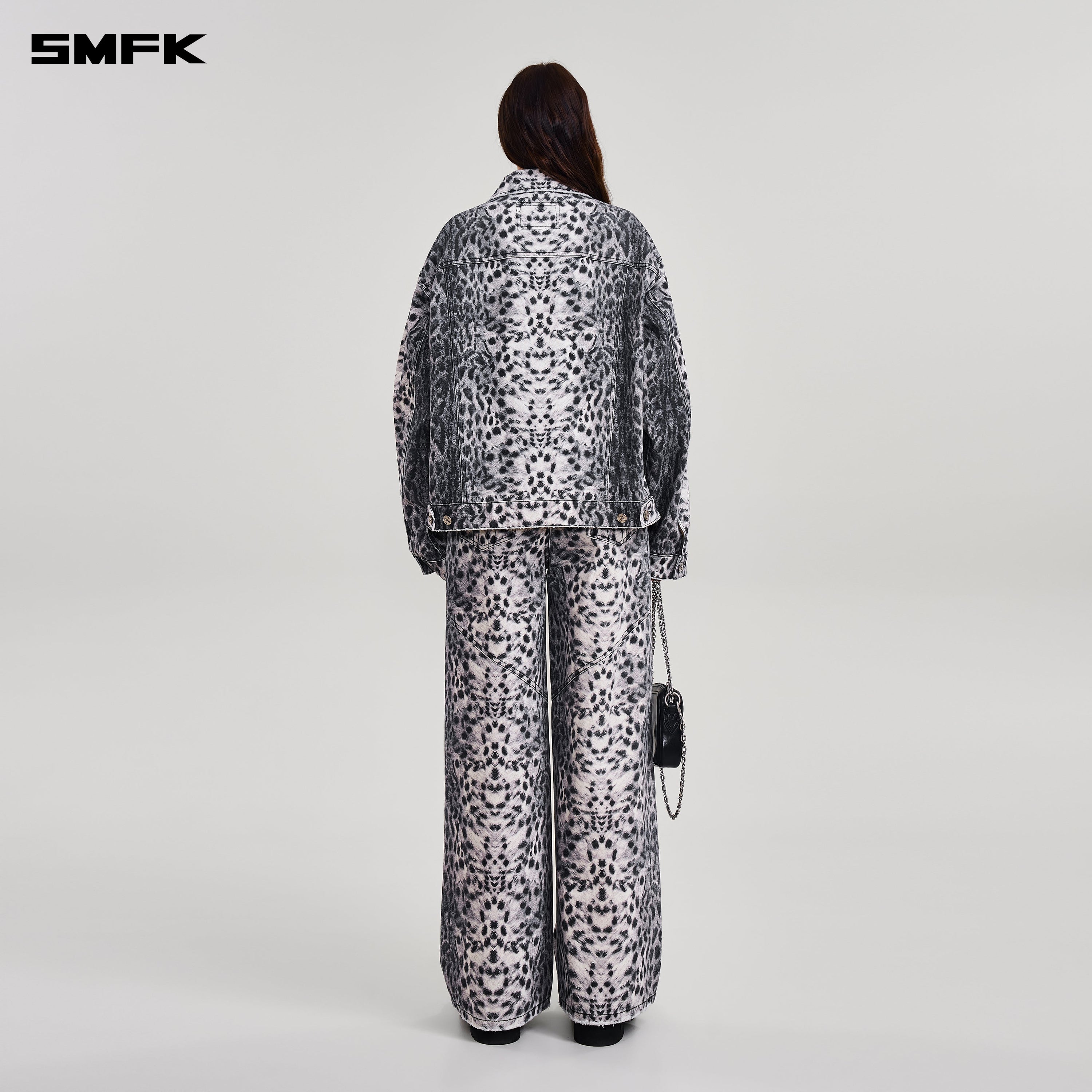 COMPASS MODE TOWER DENIM PANTS MIRAGE LEOPARD