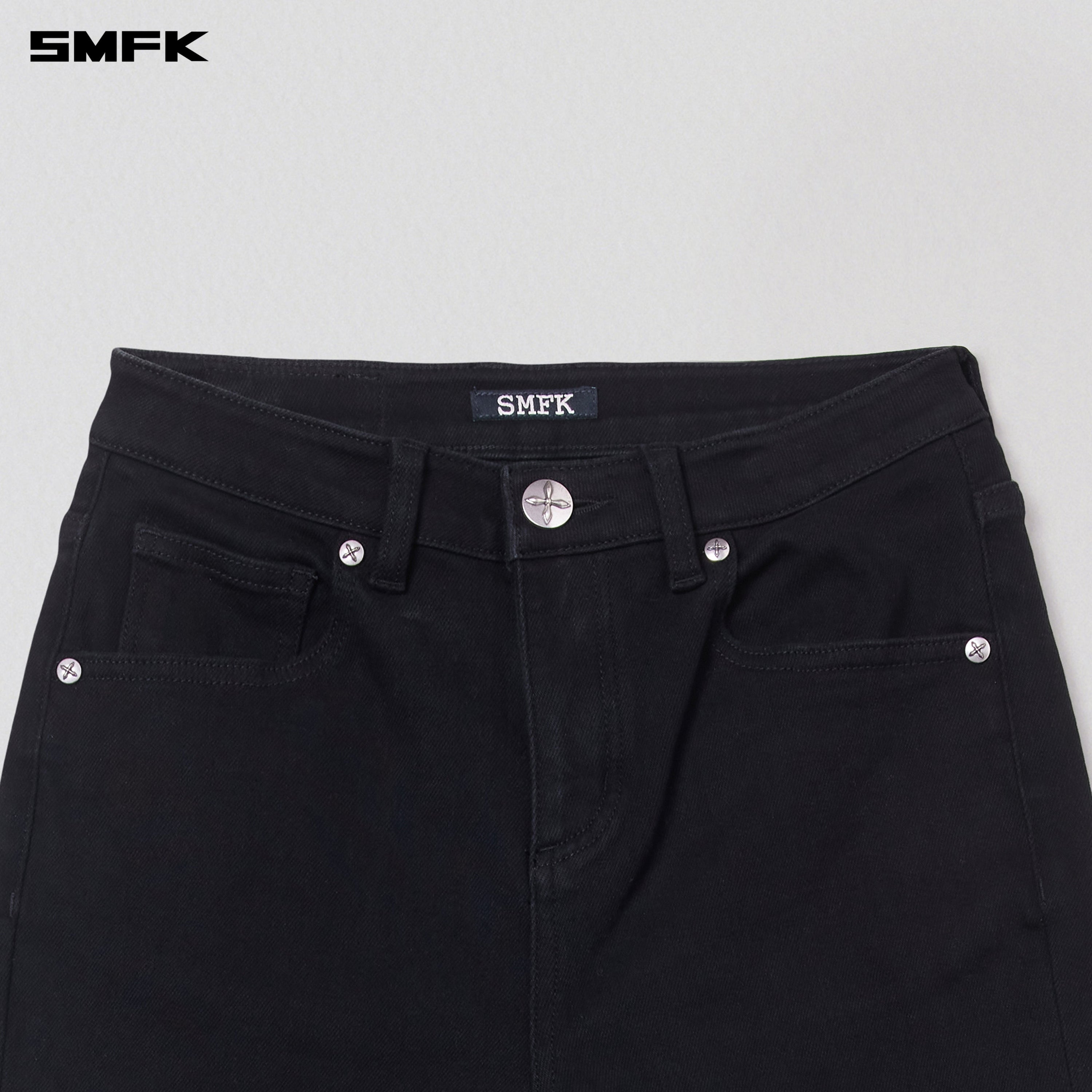 COMPASS HURRICANE DENIM PANTS WILD BLACK