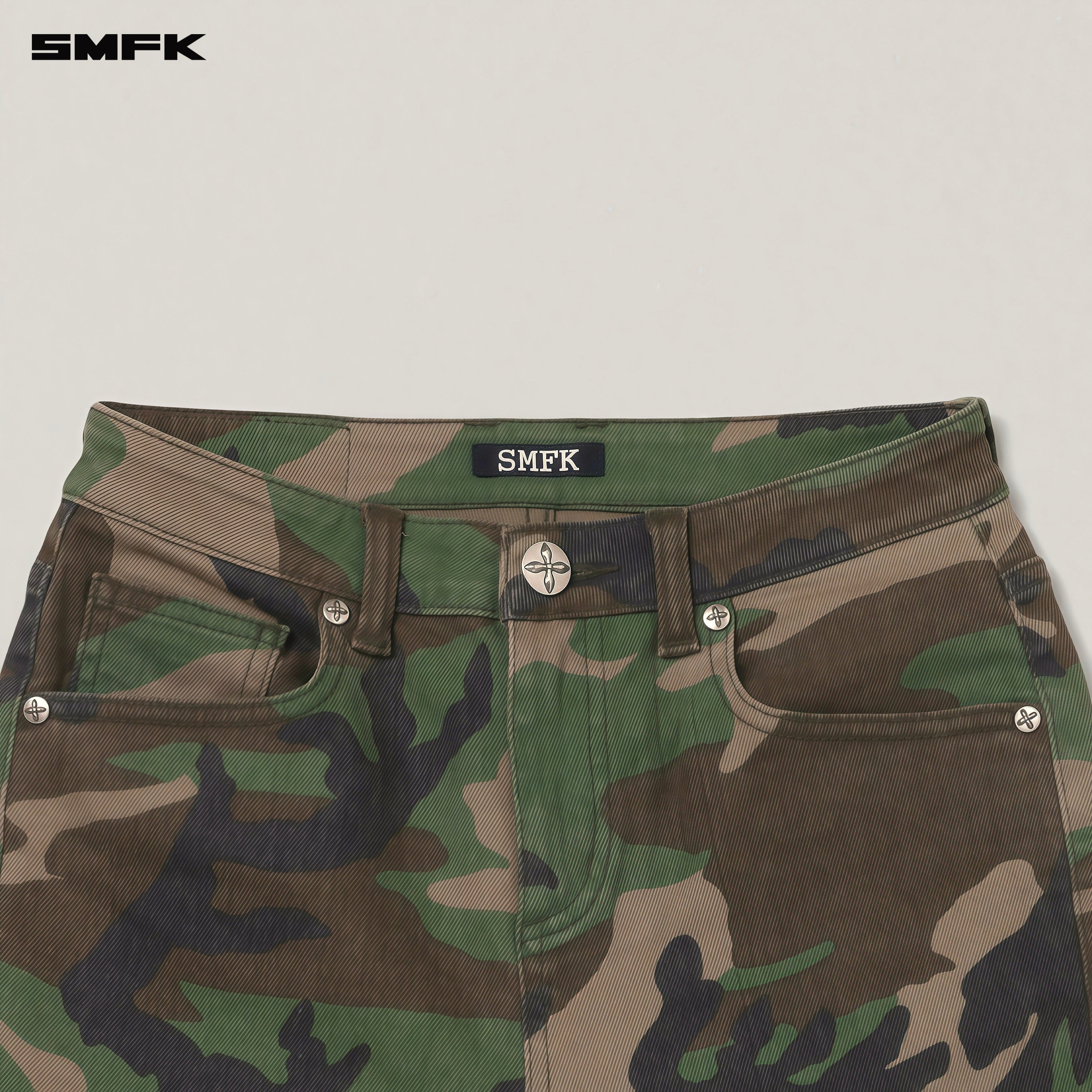 COMPASS HUNRRICANE DENIM PANTS ARMY GREEN CAMOUFLAGE