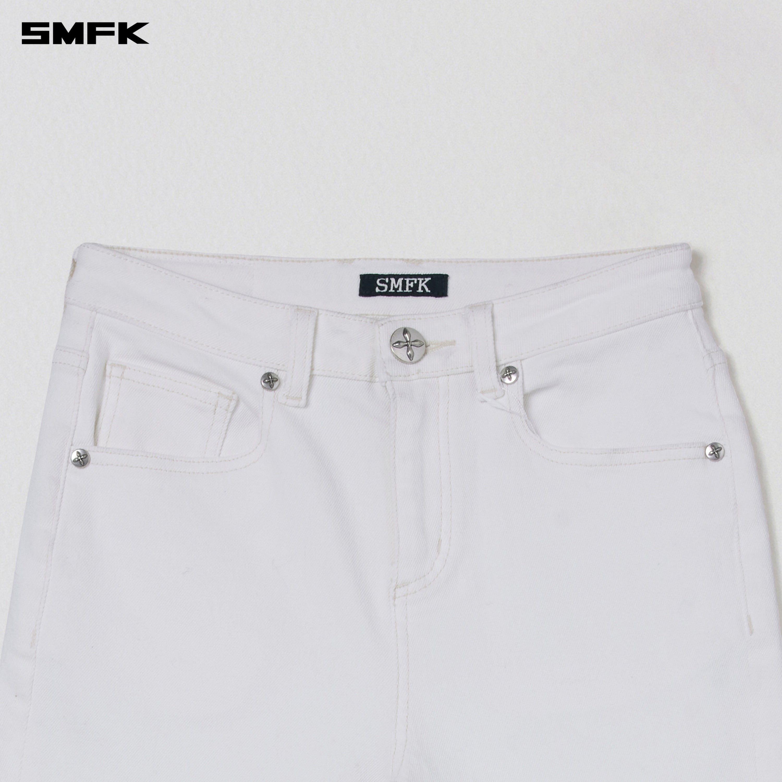 COMPASS HURRICANE DENIM PANTS SNOW MOUNTAIN WHITE