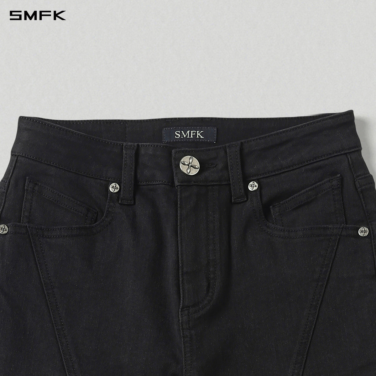 MIRAGE PRISM MODEL DENIM PANTS/E-COTTON WILD BLACK