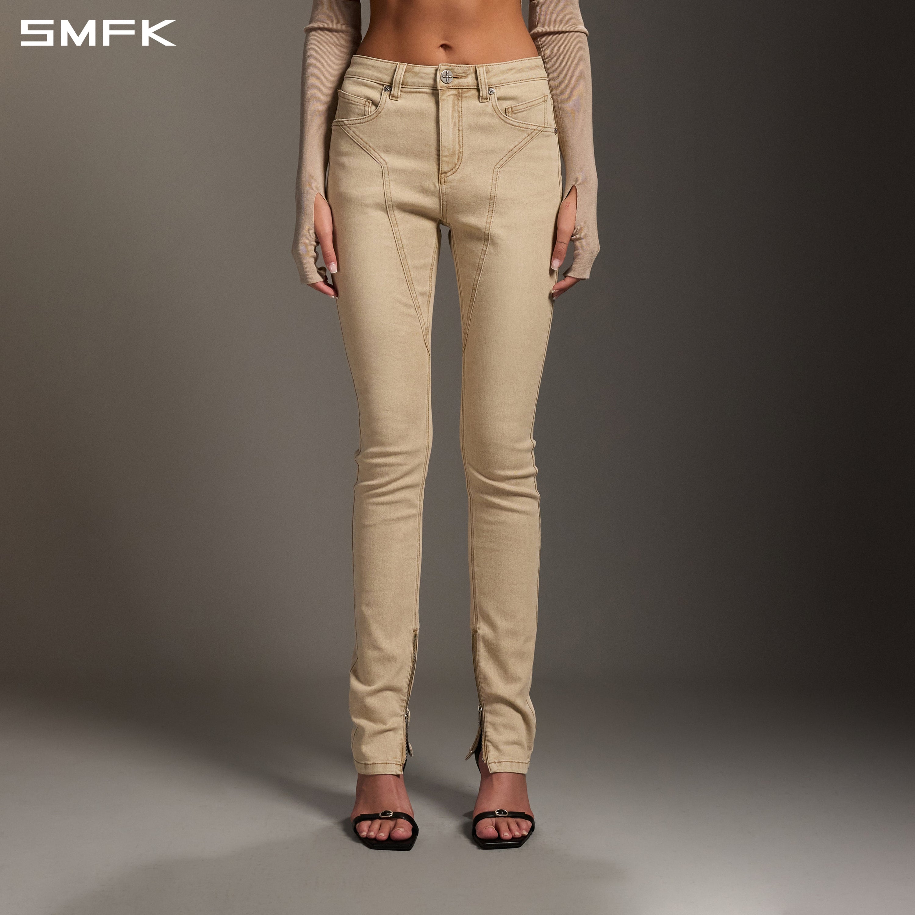 MIRAGE PRISM MODEL DENIM PANTS/E-COTTON FRESH SKIN